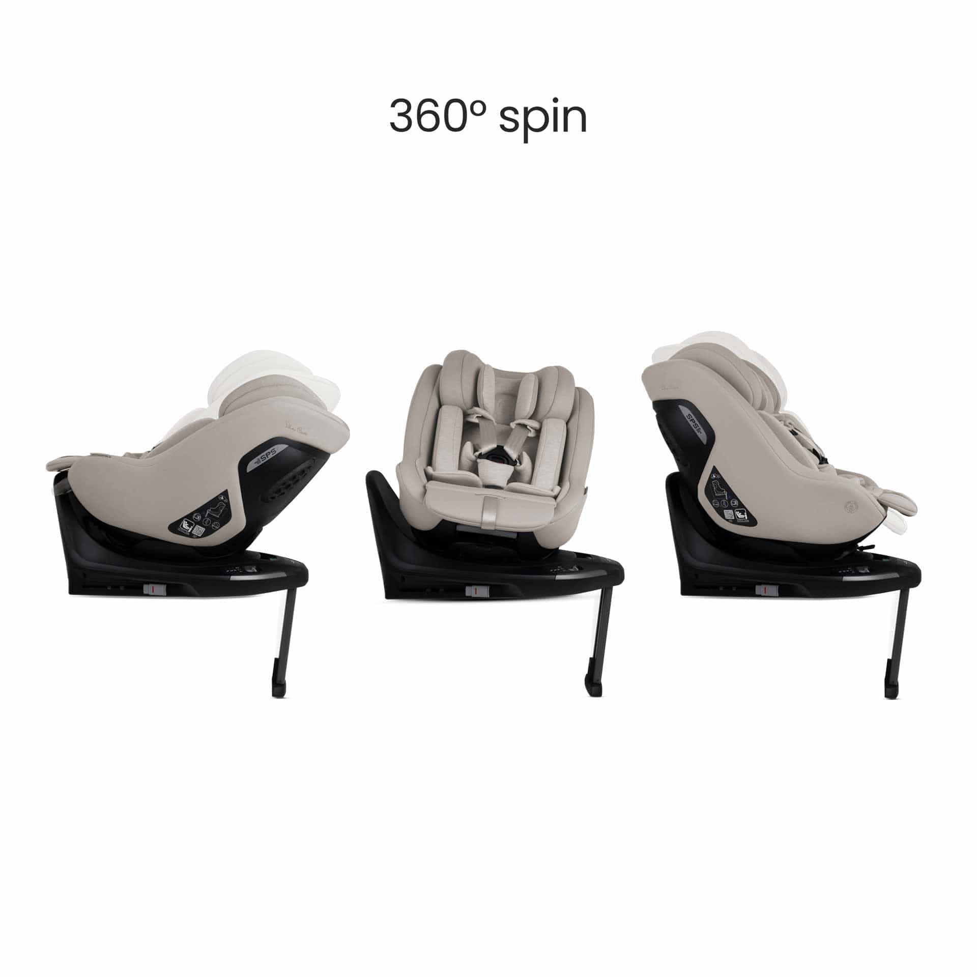 Silver Cross combination car seats Silver Cross Approach Plus 360 Car Seat - Natural Beige
