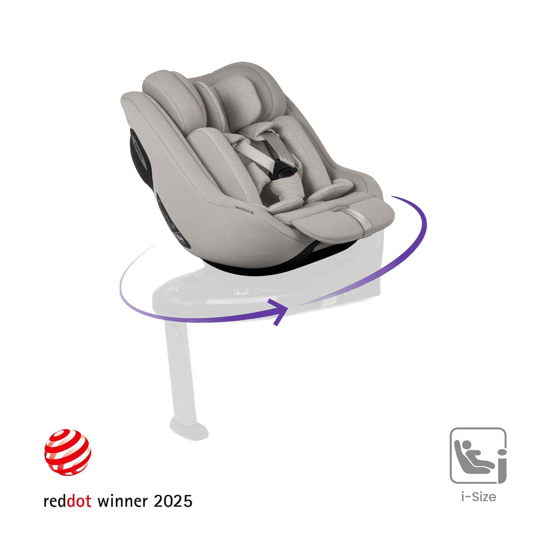 Silver Cross combination car seats Silver Cross Approach Plus 360 Car Seat - Natural Beige