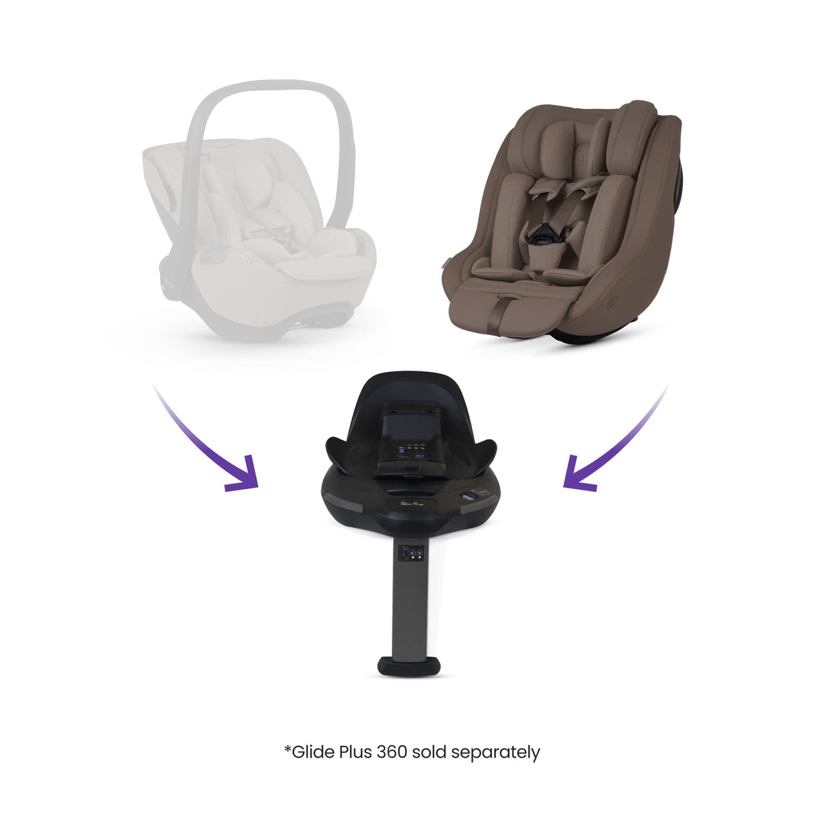 Silver Cross combination car seats Silver Cross Approach Plus 360 Car Seat - Timeless Cocoa