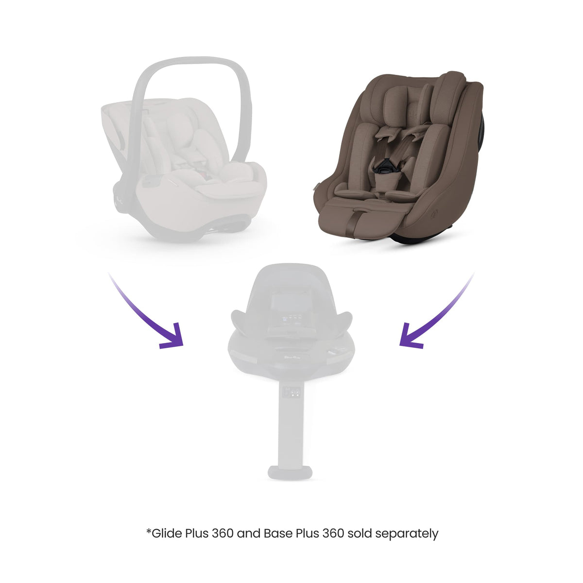 Silver Cross combination car seats Silver Cross Approach Plus 360 Car Seat - Timeless Cocoa