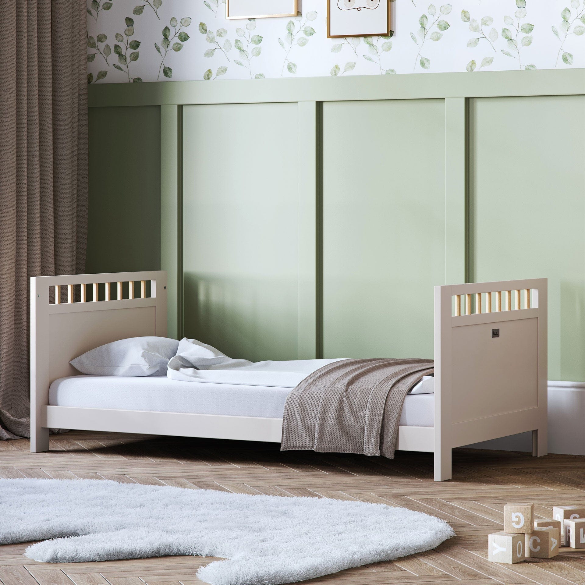 Silver Cross cot bed room sets Silver Cross Seville 2 Piece Dresser Room Set in Cashmere Oak