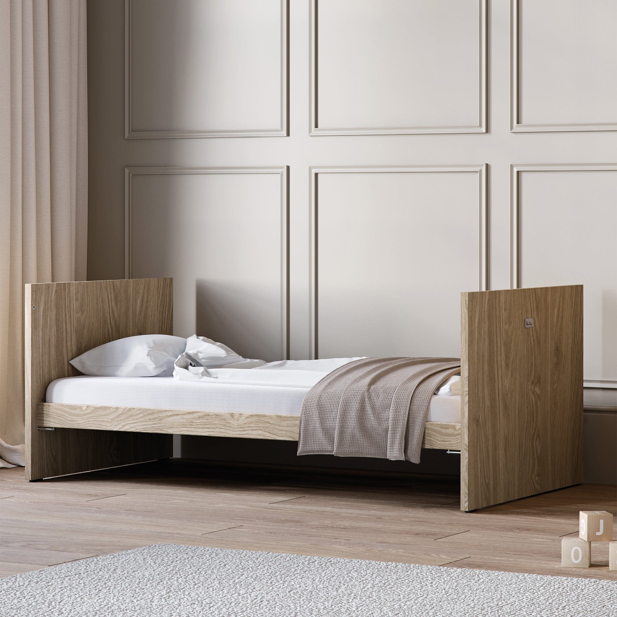 Silver Cross cot bed room sets Silver Cross Geneva 2 Piece Wardrobe Room Set - Oak