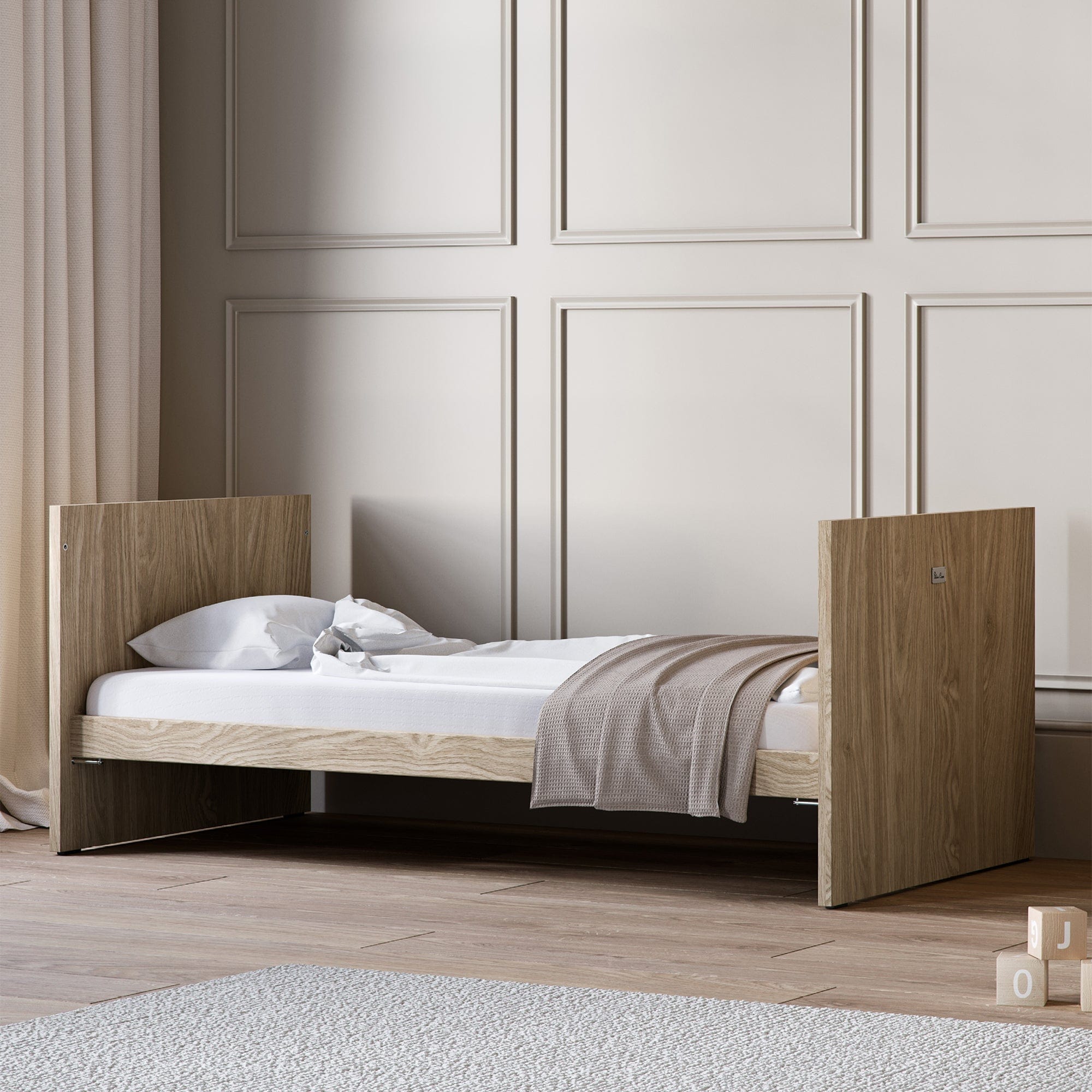 Silver Cross cot bed room sets Silver Cross Geneva 3 Piece Room Set - Oak