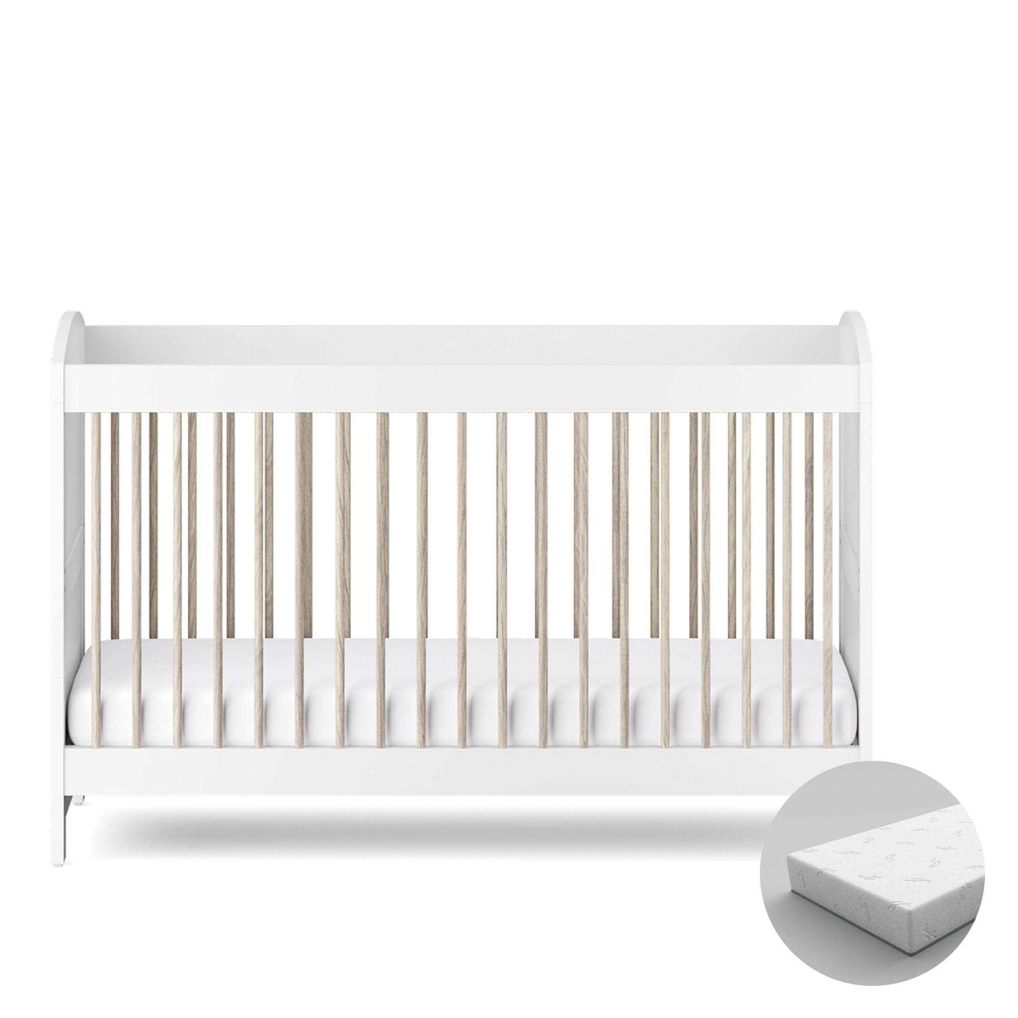 Silver Cross cot beds Silver Cross Valencia Cot Bed - White Ash SX8203-1