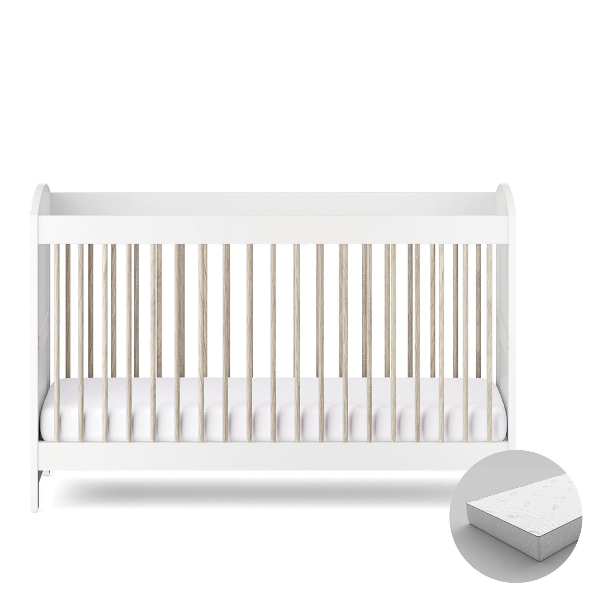 Silver Cross cot beds Silver Cross Valencia Cot Bed - White Ash SX8203-3