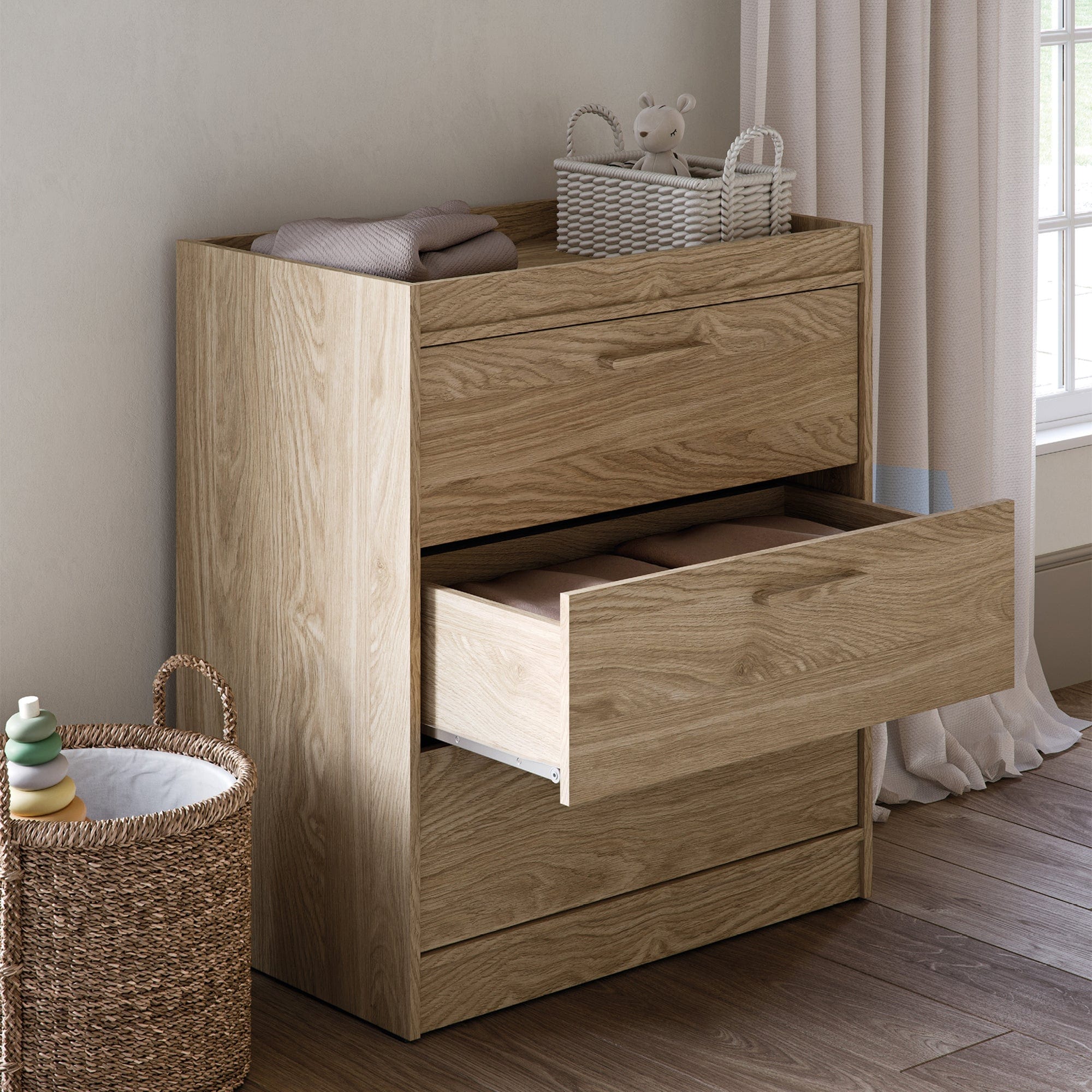 silver cross dresser Seville 3-Piece Nursery Furniture Set