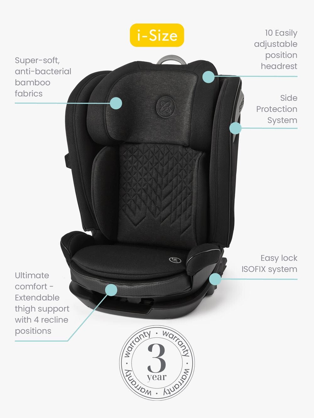 Silver Cross highback booster seats Silver Cross Discover i-Size- Space SX449.SP
