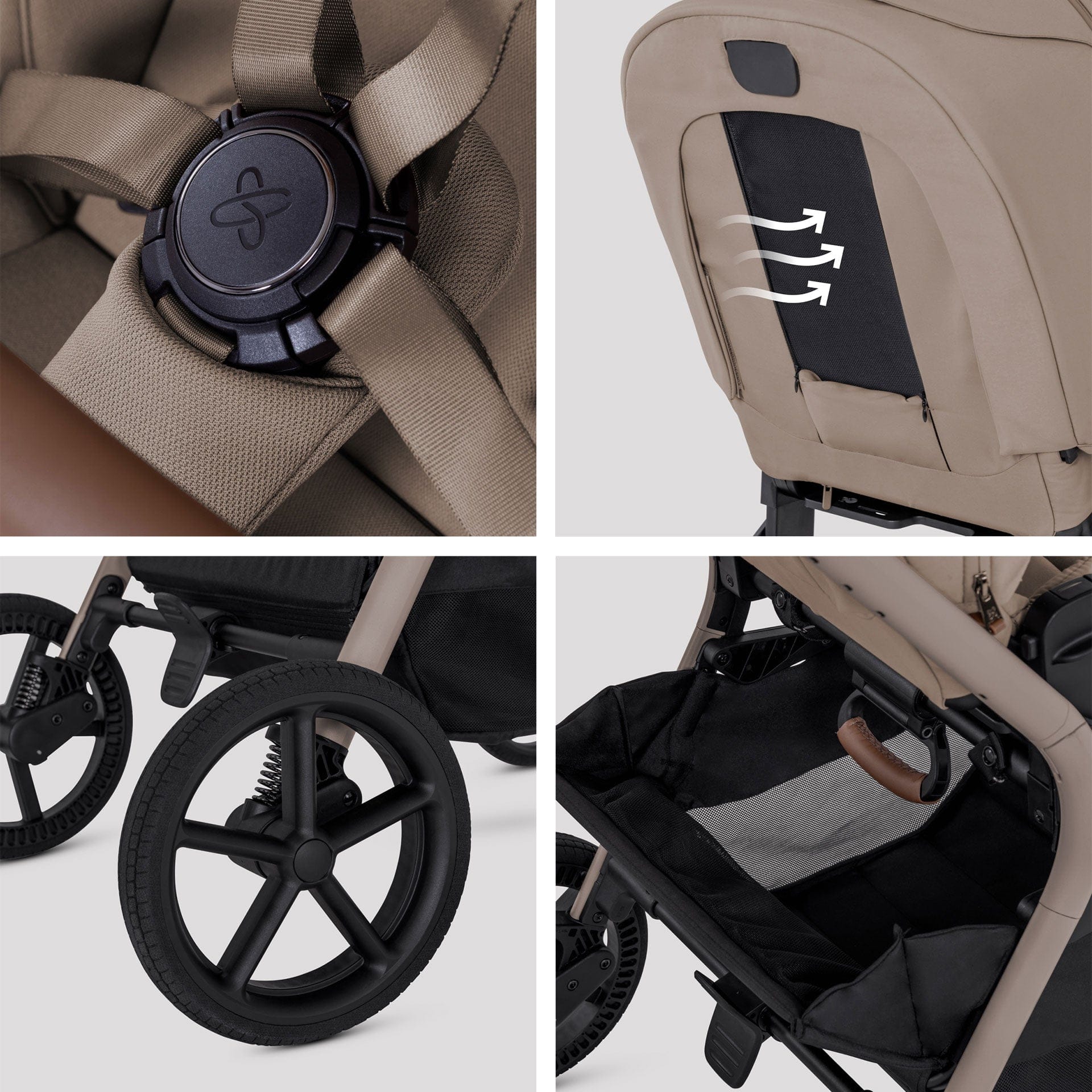 Silver Cross pushchairs & buggies Silver Cross Breez Pushchair - Champagne IB.CP1