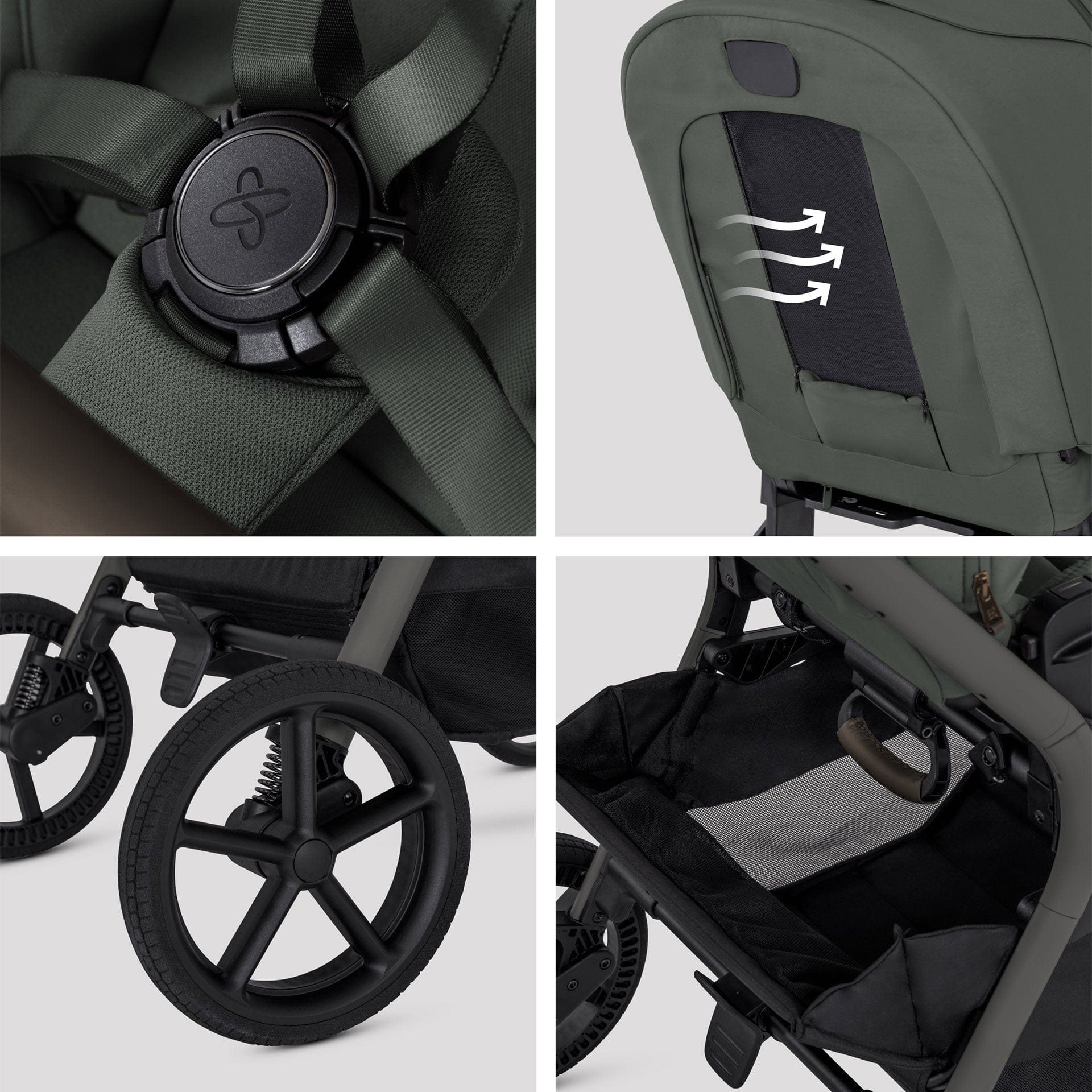 Silver Cross pushchairs & buggies Silver Cross Breez Pushchair - Pewter IB.PW1