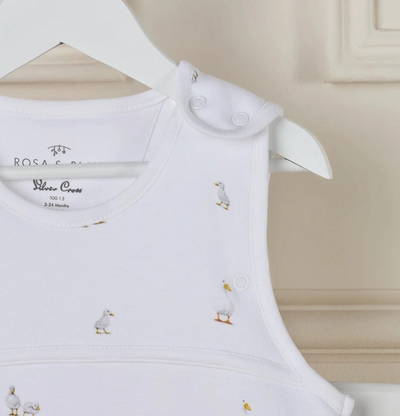 Silver Cross Silver Cross Bedding Silver Cross Cot Bed Starter Bundle - Duckling Print SX1514.DK