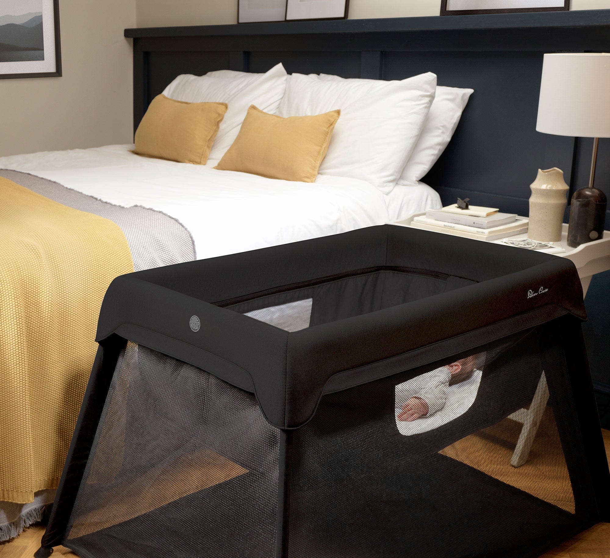 Silver Cross travel cots Silver Cross Slumber Travel Cot - Carbon SX8179.CB