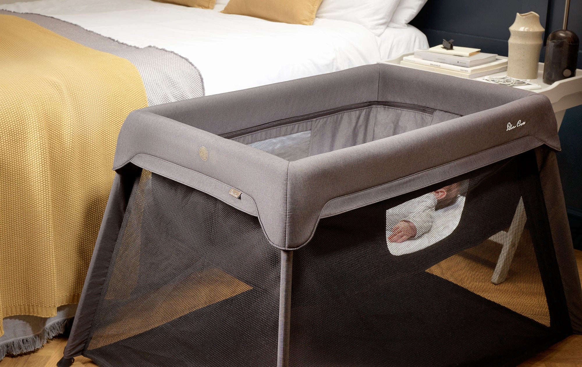 Silver Cross travel cots Silver Cross Slumber Travel Cot - Stone SX8179.ST