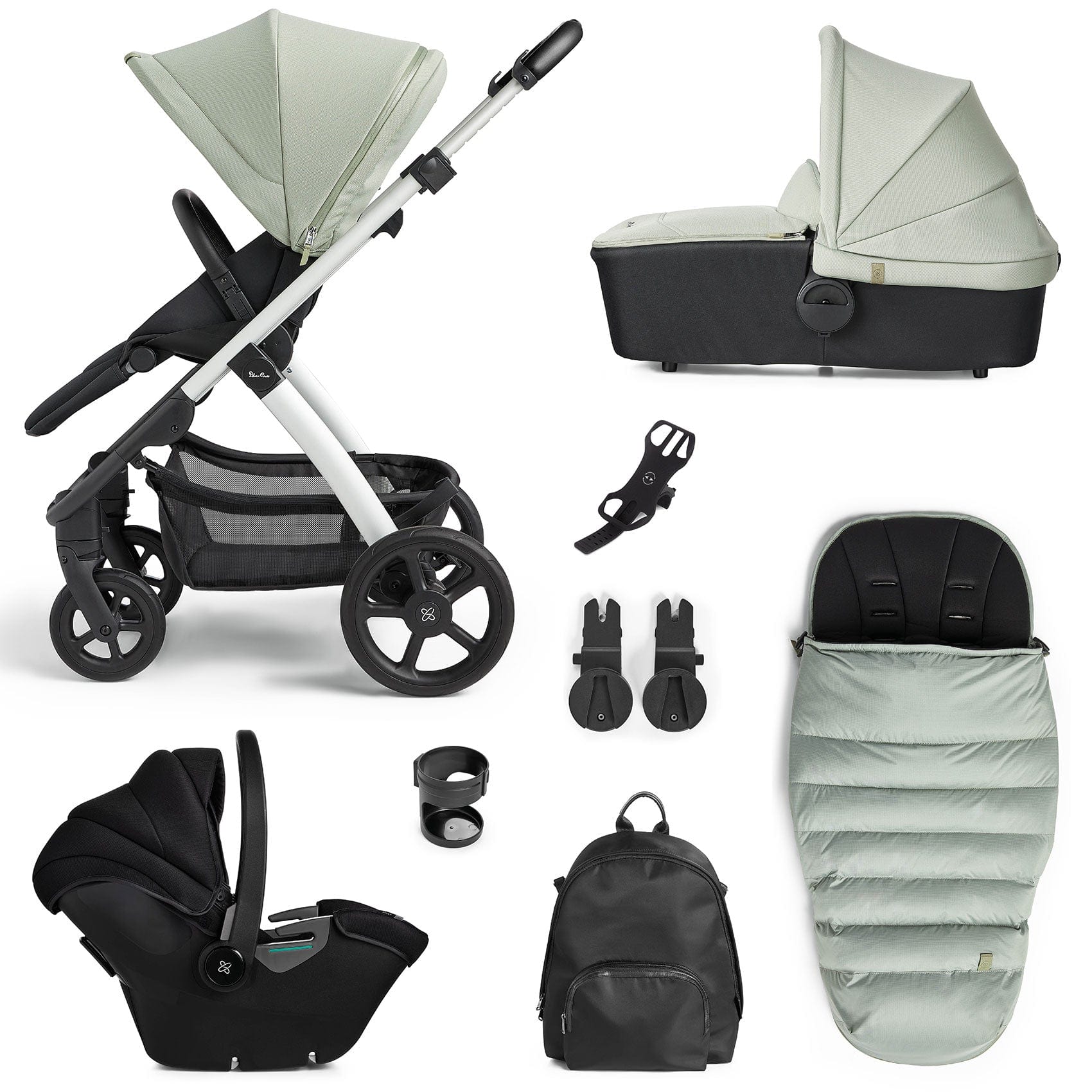 Silver Cross travel systems Silver Cross Tide 3 in 1 Travel System - Sage