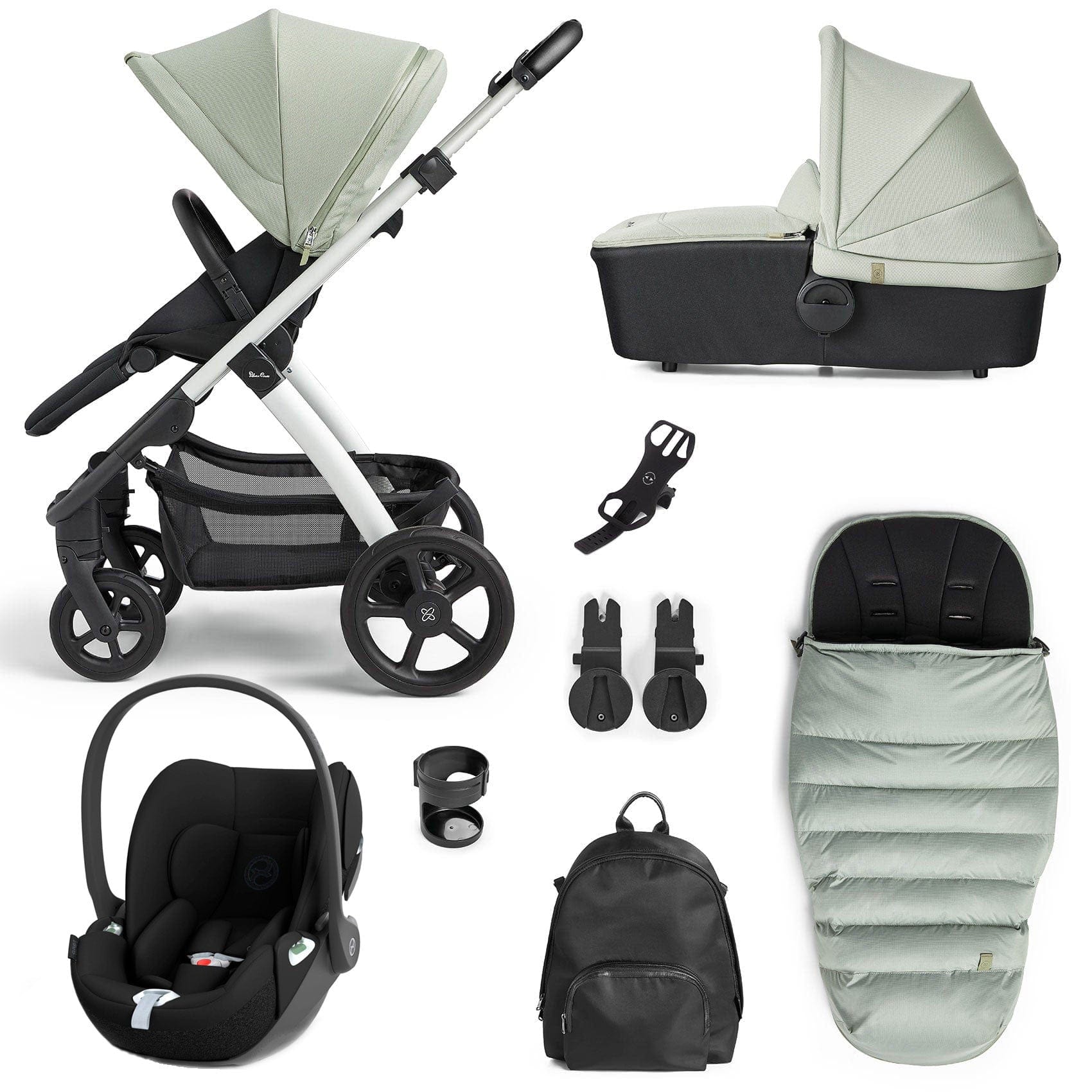 Silver Cross travel systems Silver Cross Tide 3 in 1 Cloud T Travel System - Sage KTTB.SA-6