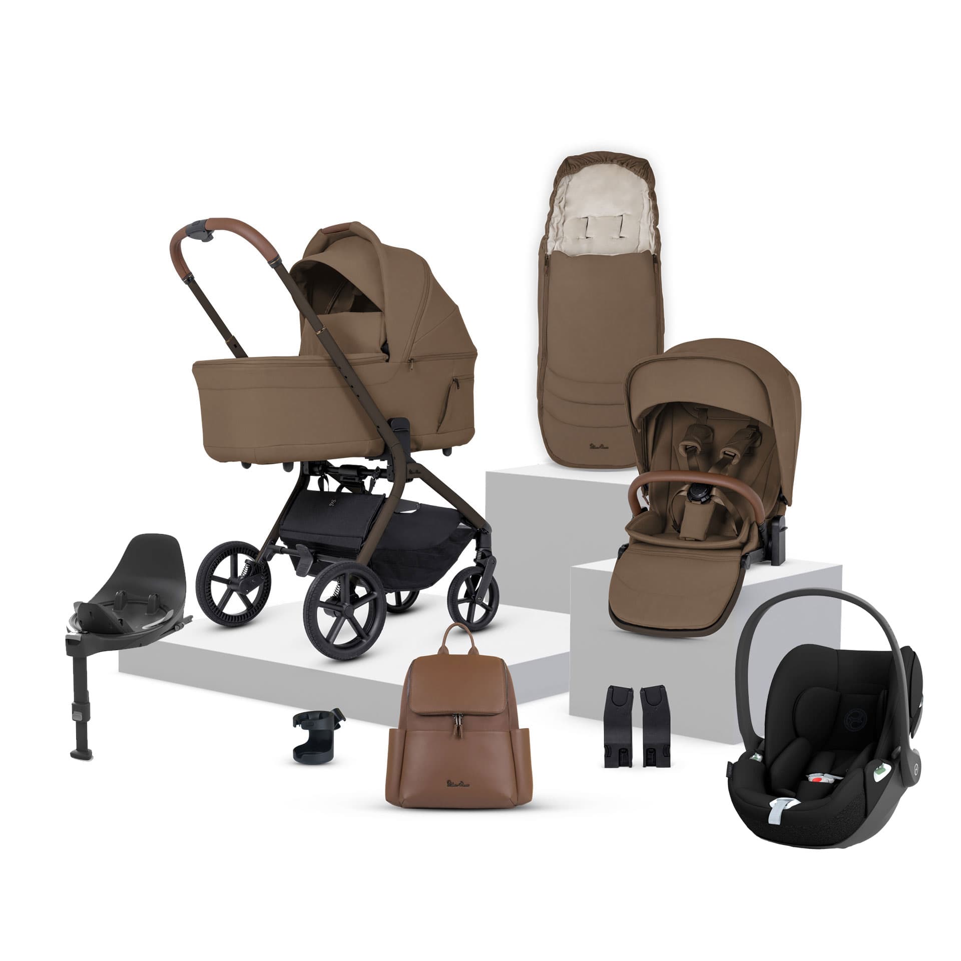 Silver Cross travel systems Silver Cross Breez Cybex Travel System - Maple 22071-MAP-1