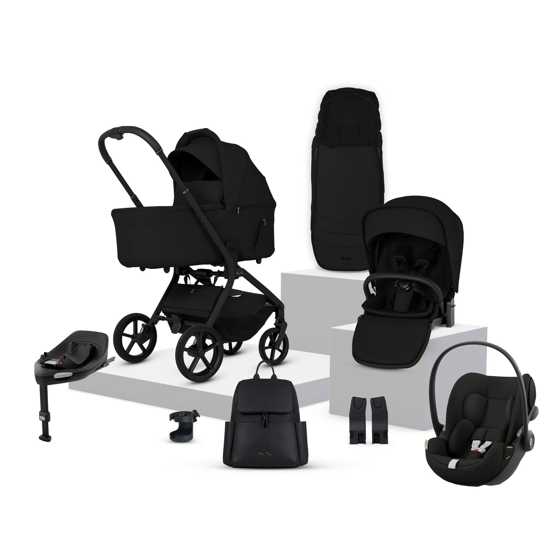 Silver Cross travel systems Silver Cross Breez Cybex Travel System - Onyx 22071-ONY