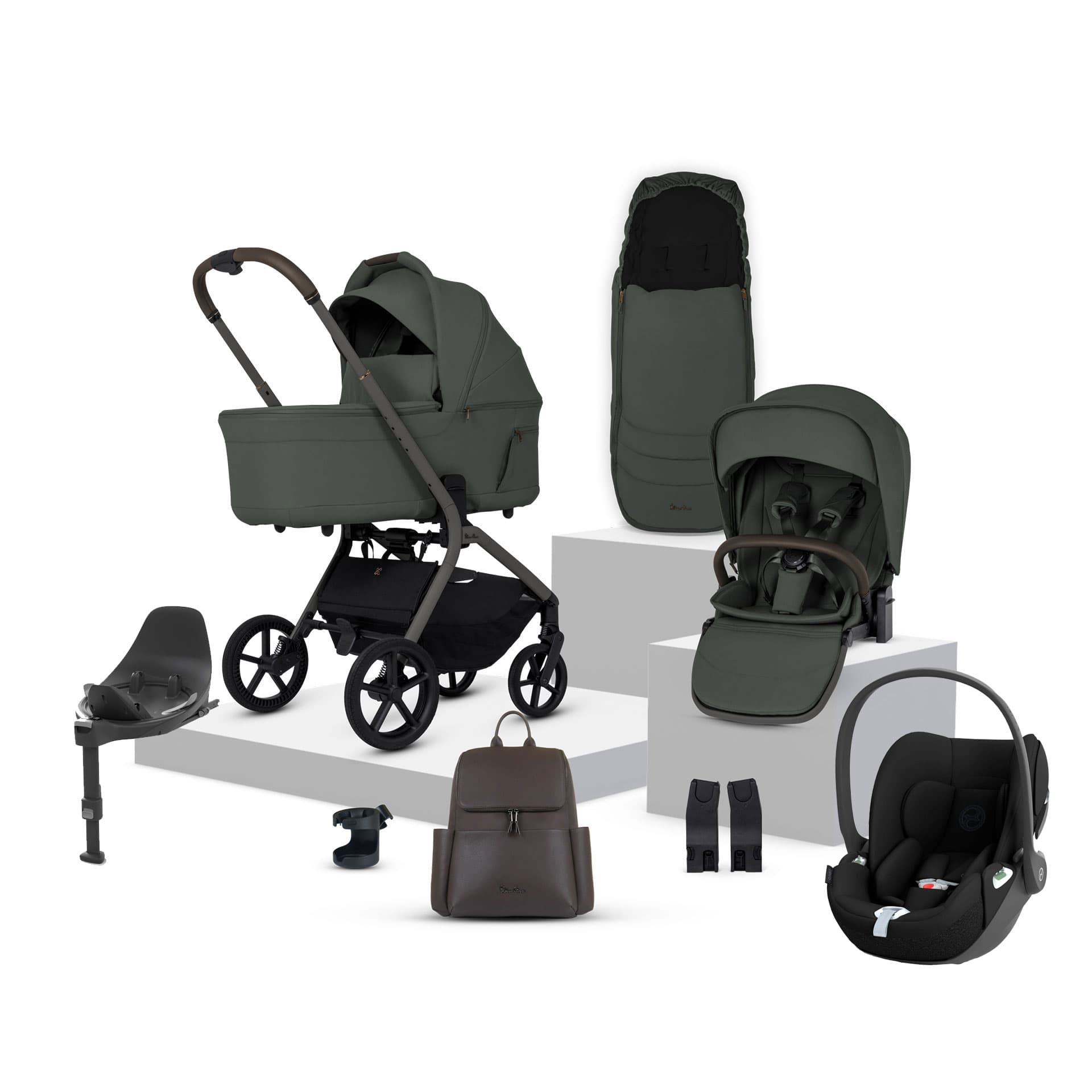 Silver Cross travel systems Silver Cross Breez Cybex Travel System - Pewter 22071-PEW-1