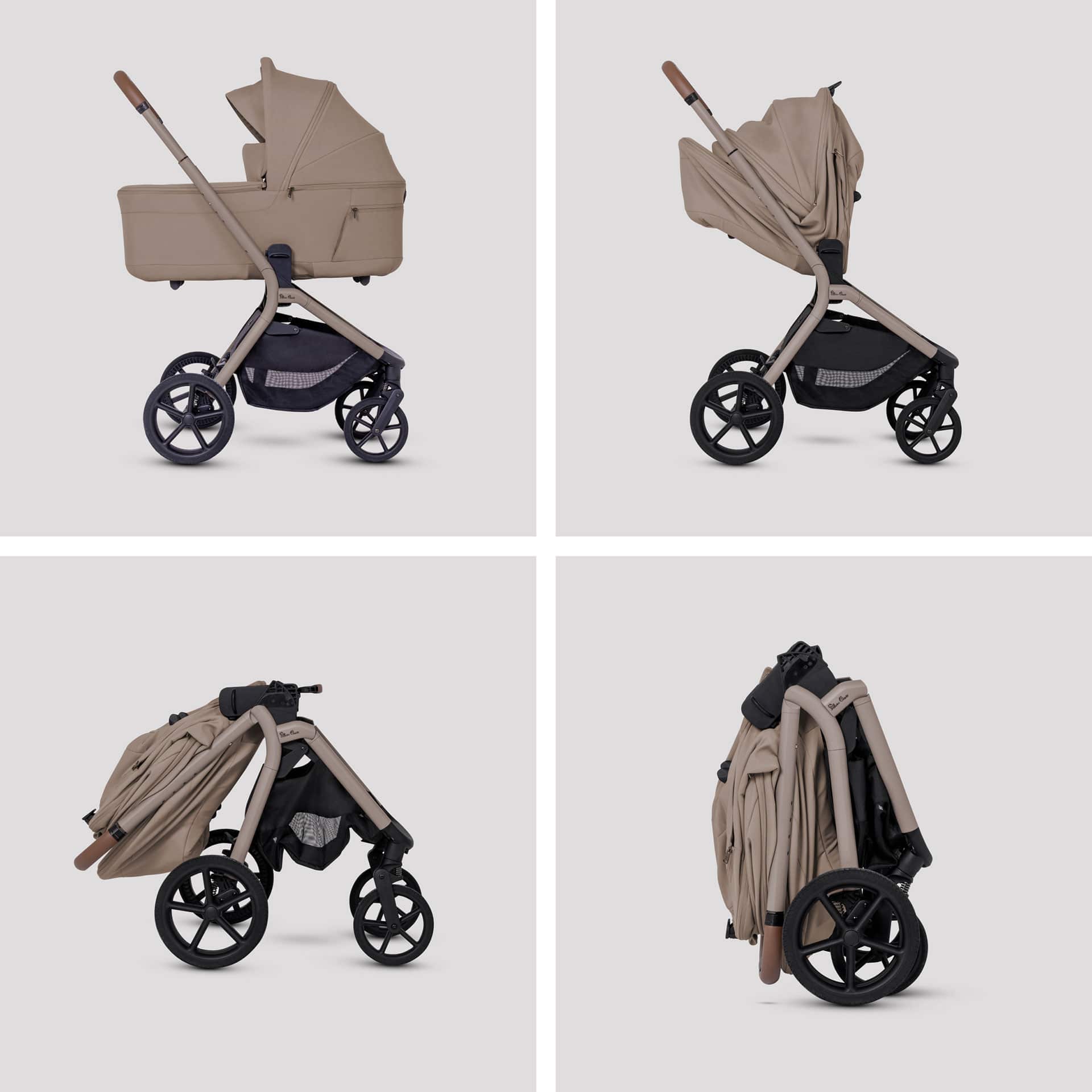 Silver Cross travel systems Silver Cross Breez Maxi-Cosi Cybex Travel System - Champagne