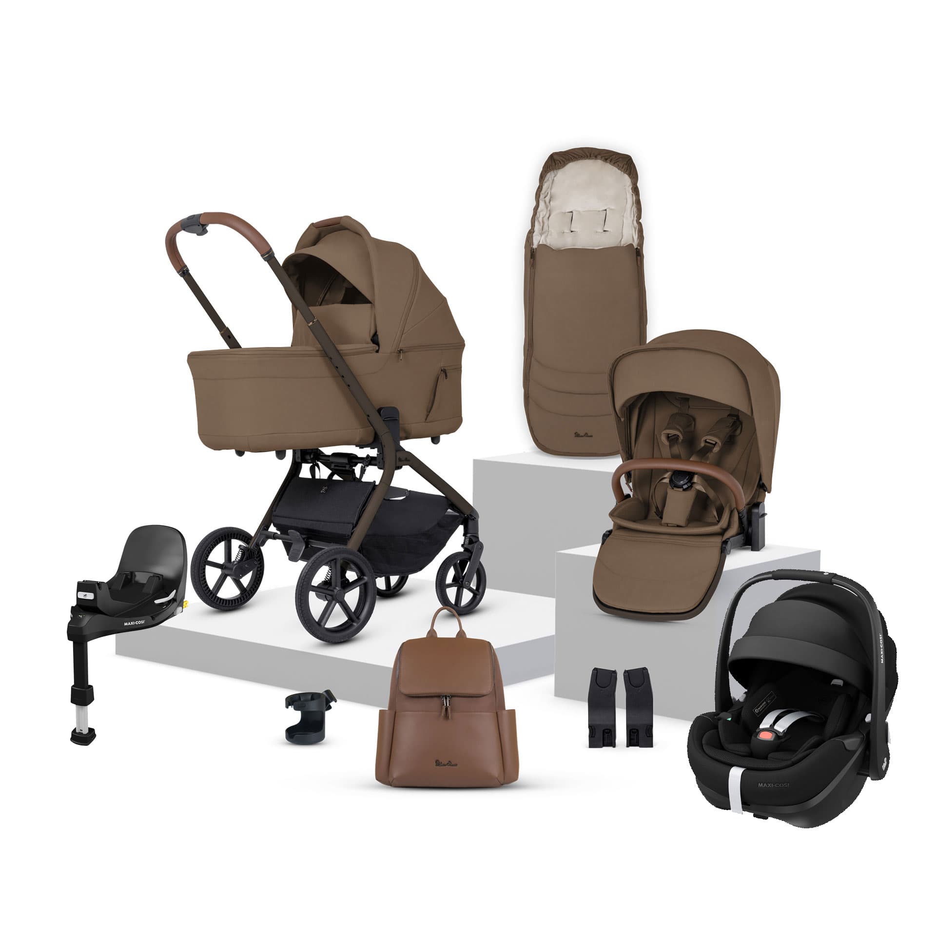 Silver Cross travel systems Silver Cross Breez Maxi-Cosi Travel System - Maple 22079-MAP-2