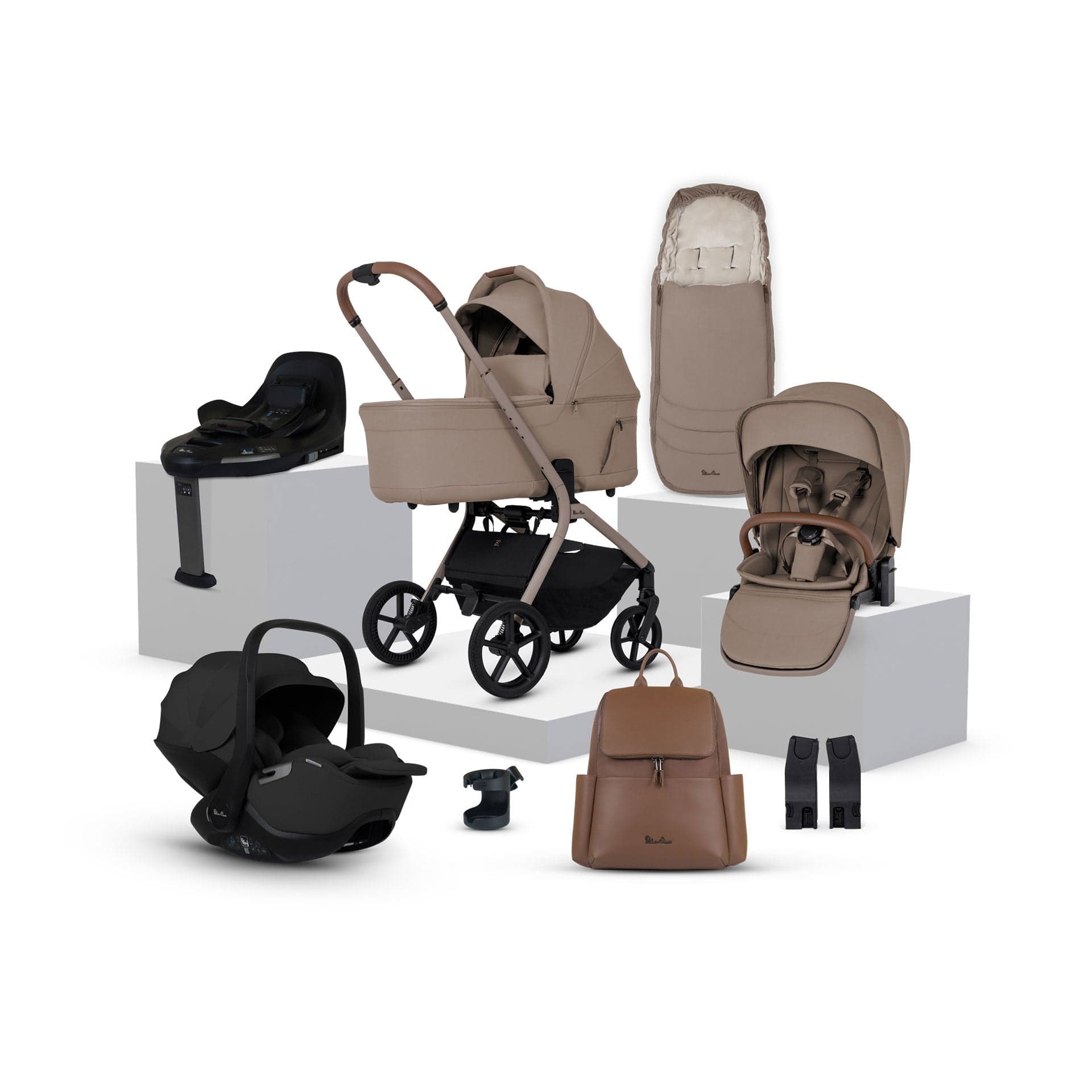 Silver Cross travel systems Silver Cross Breez Ultimate 360 Bundle - Champagne IBU.CP1-2