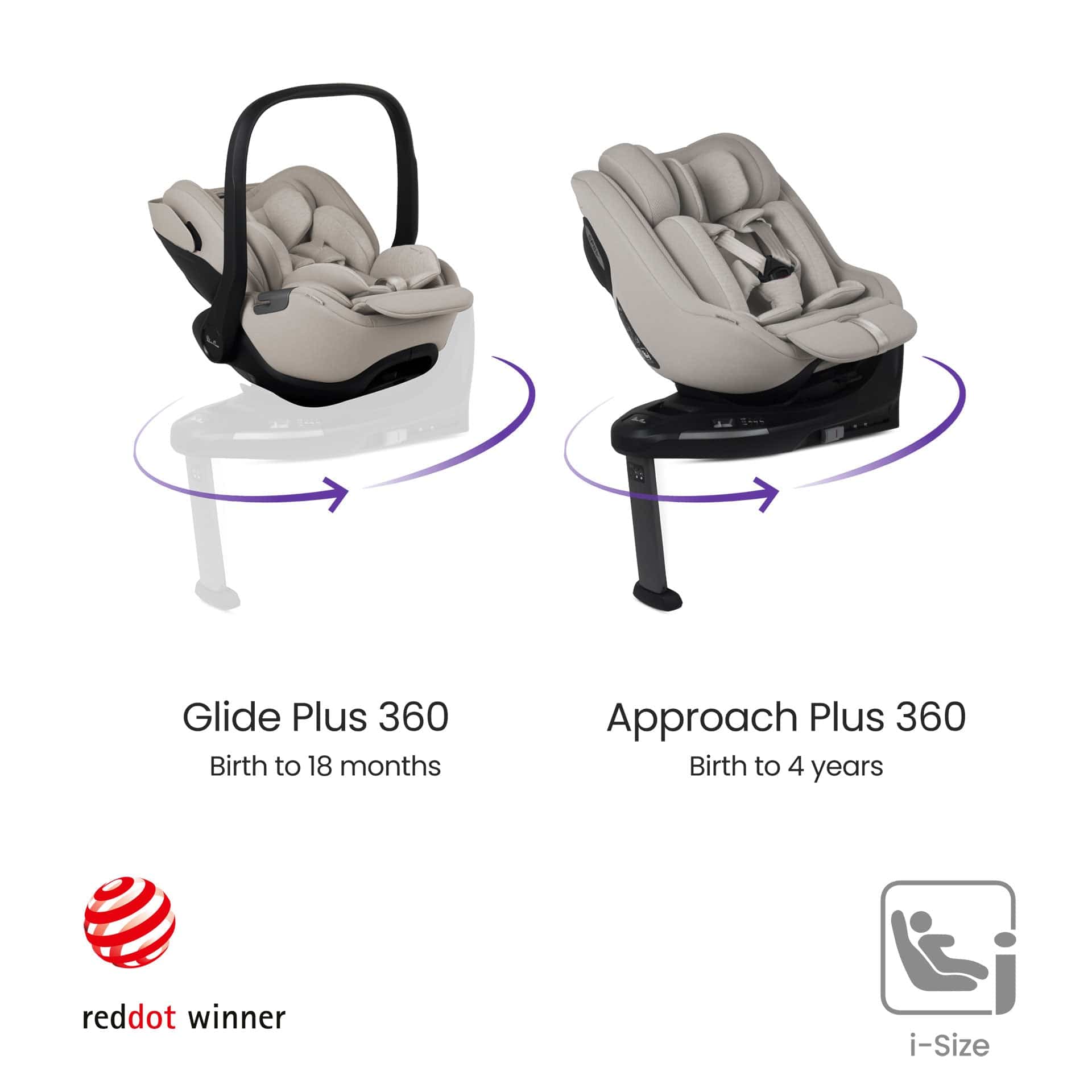 Silver Cross travel systems Silver Cross Breez Ultimate Family 360 Bundle - Champagne