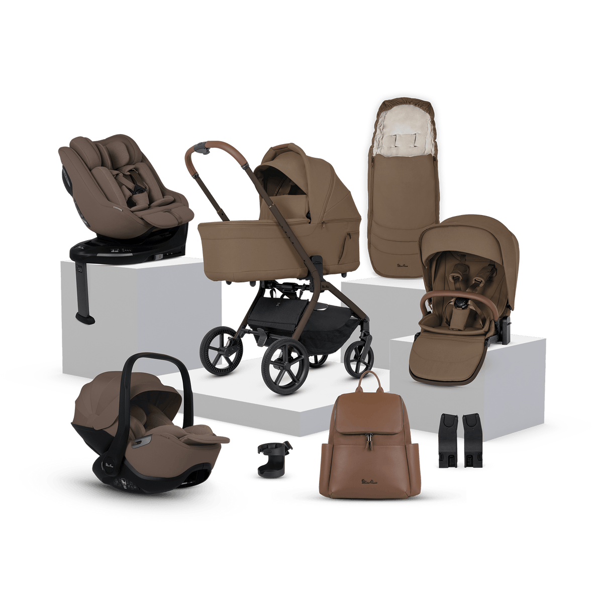 Silver Cross travel systems Silver Cross Breez Ultimate Family 360 Bundle - Maple IBF.MPC