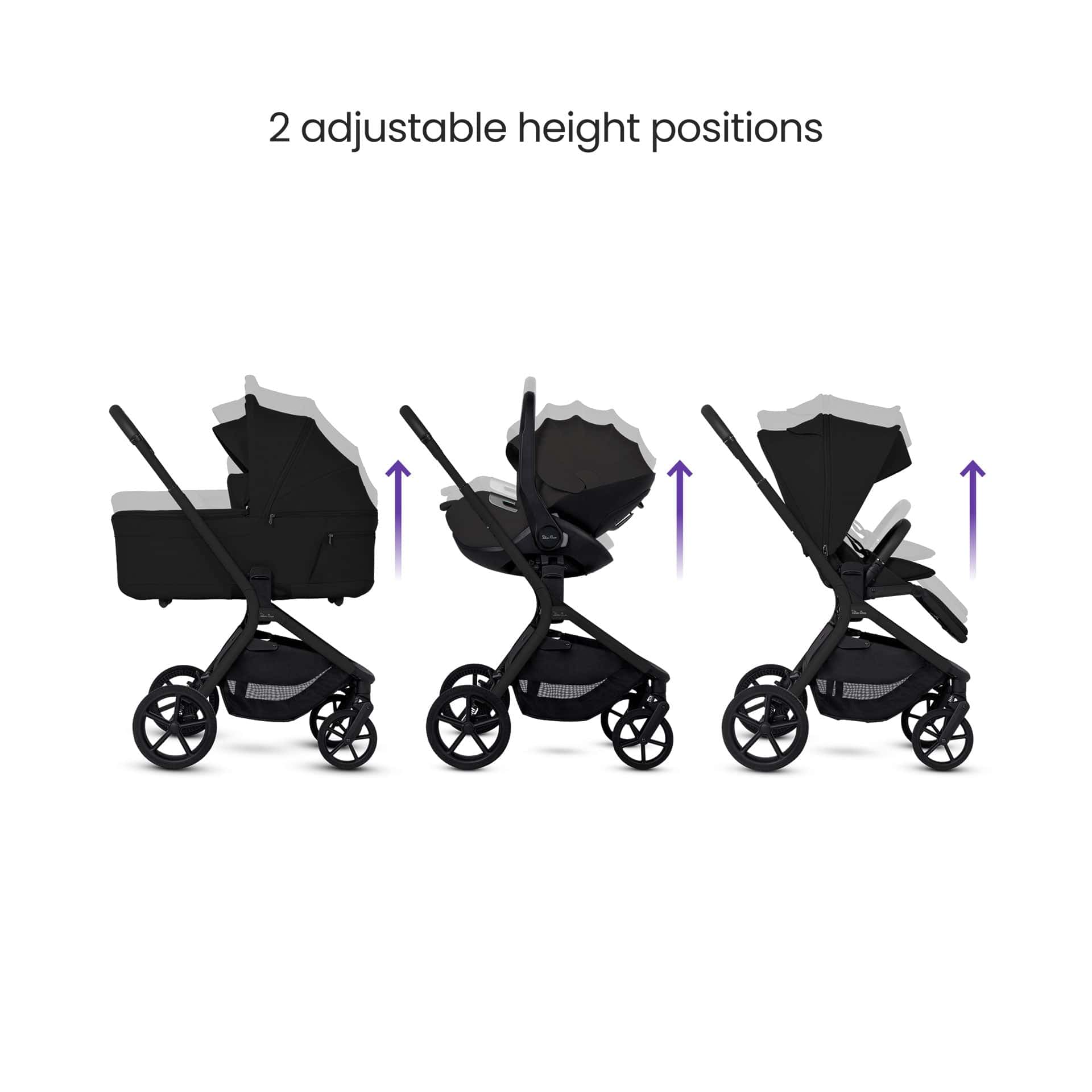 Silver Cross travel systems Silver Cross Breez Ultimate Family 360 Bundle - Onyx