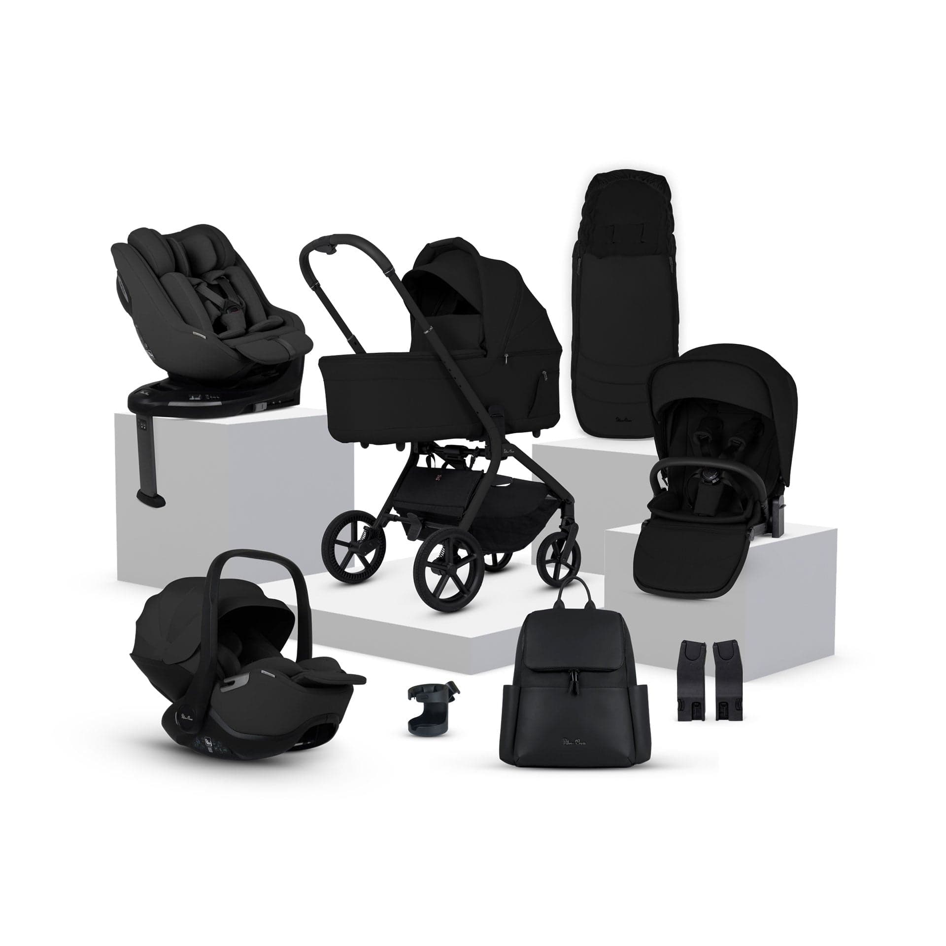 Silver Cross travel systems Silver Cross Breez Ultimate Family 360 Bundle - Onyx IBF.OX1