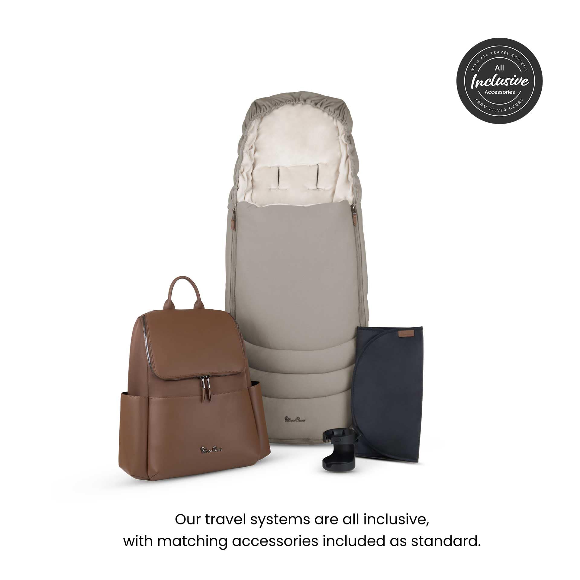 Silver Cross travel systems Silver Cross Cove Ultimate 360 Bundle - Champagne