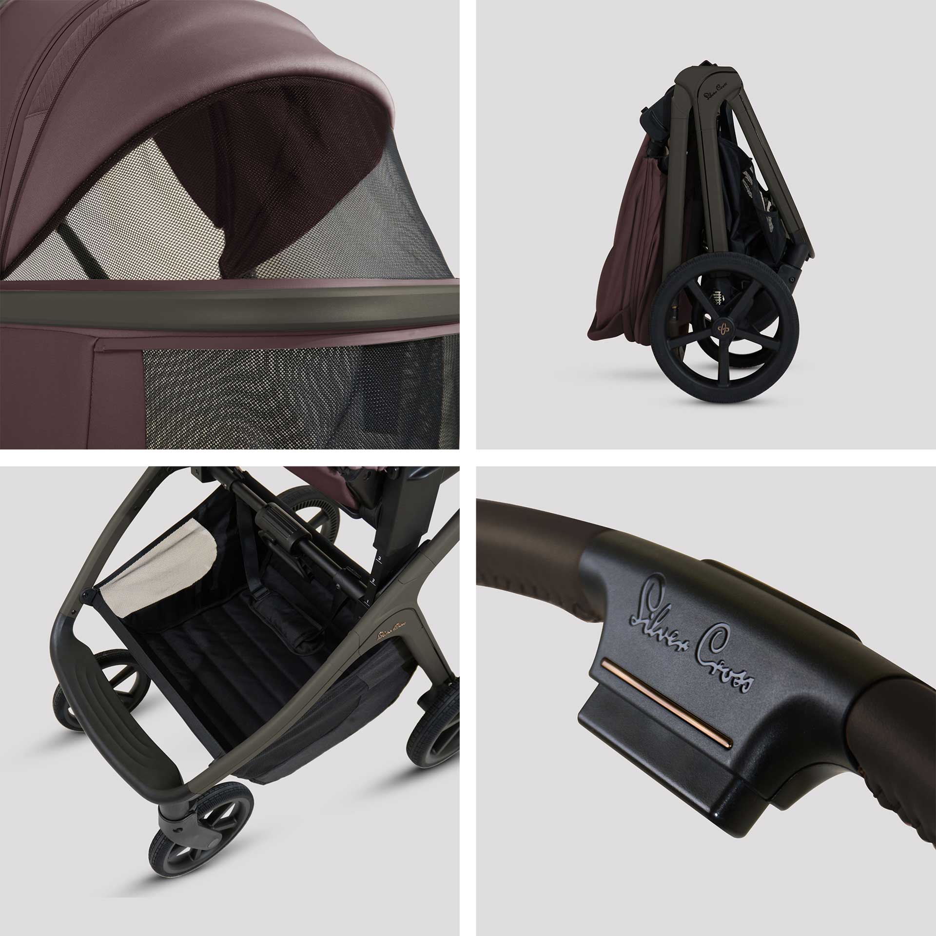 Silver Cross travel systems Silver Cross Cove Ultimate 360 Bundle - Damson