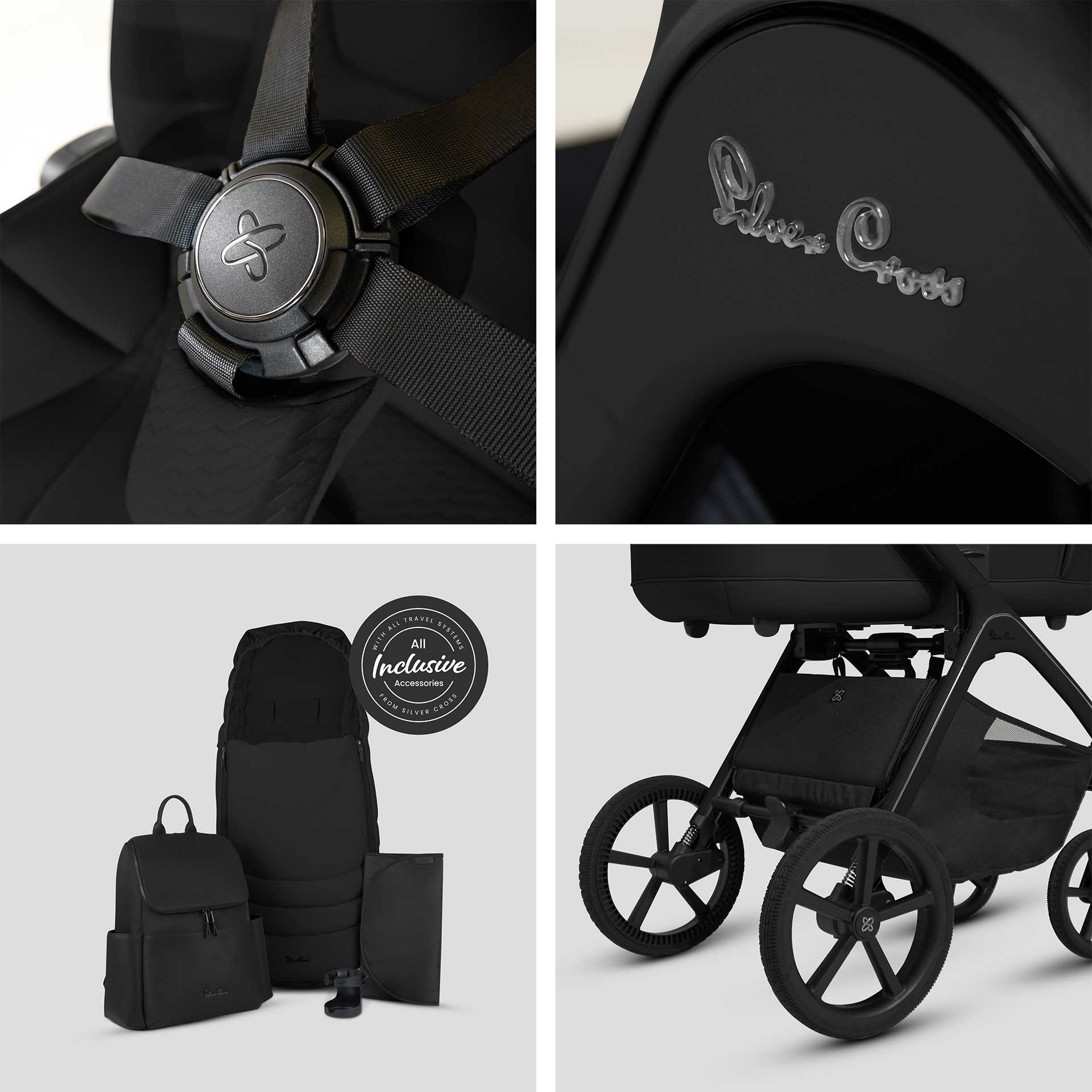 Silver Cross travel systems Silver Cross Cove Ultimate 360 Bundle - Onyx