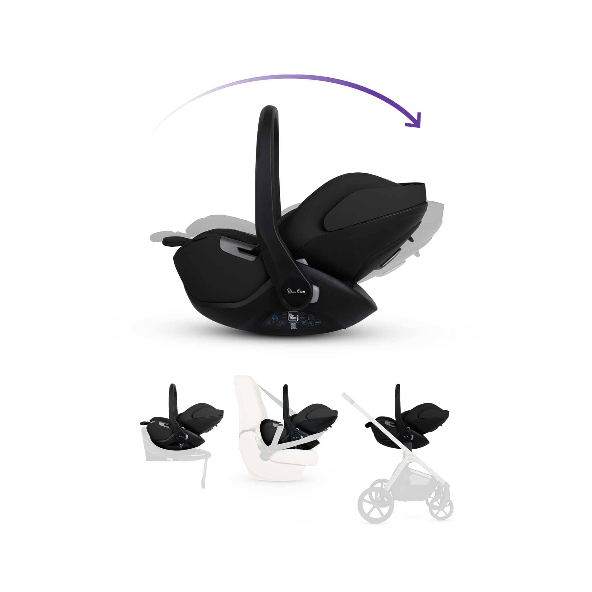 Silver Cross travel systems Silver Cross Cove Ultimate 360 Bundle - Pewter