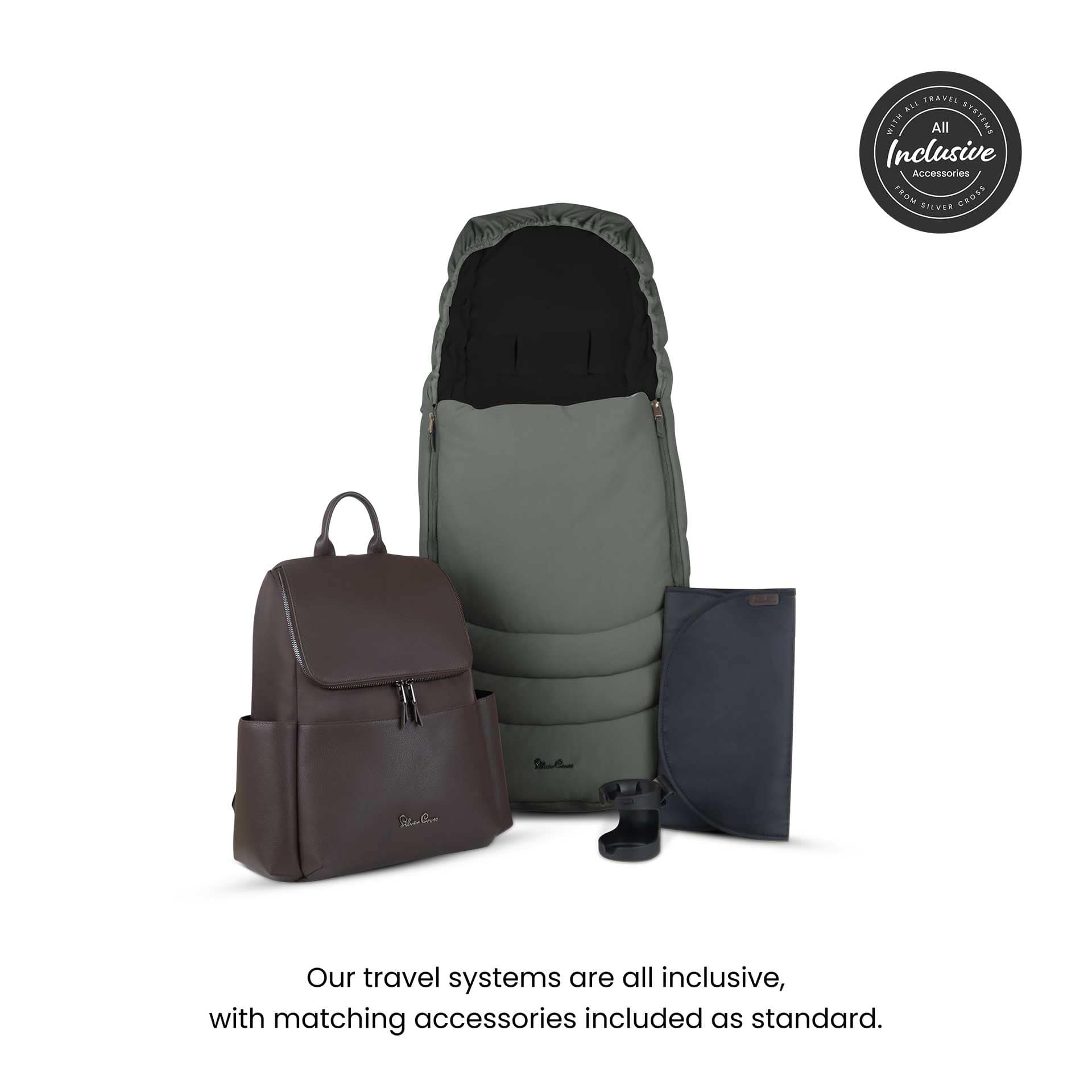Silver Cross travel systems Silver Cross Cove Ultimate 360 Bundle - Pewter