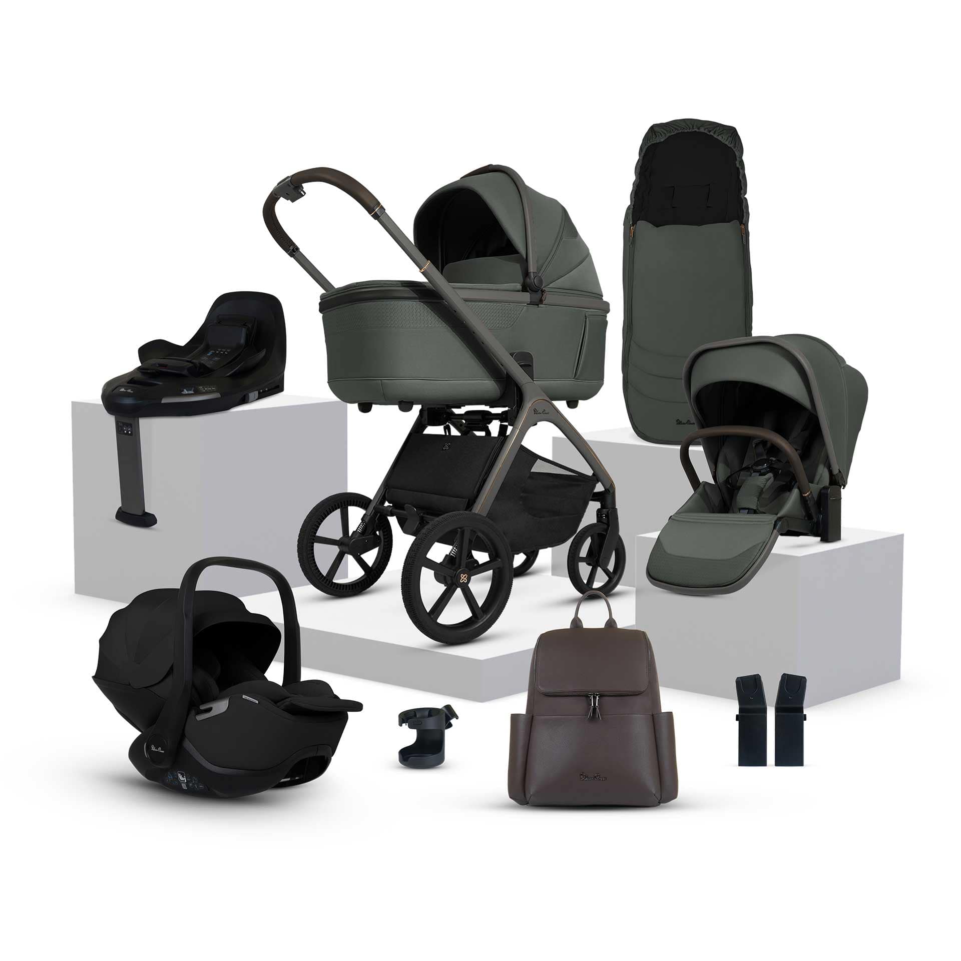 Silver Cross travel systems Silver Cross Cove Ultimate 360 Bundle - Pewter ICU.PWB