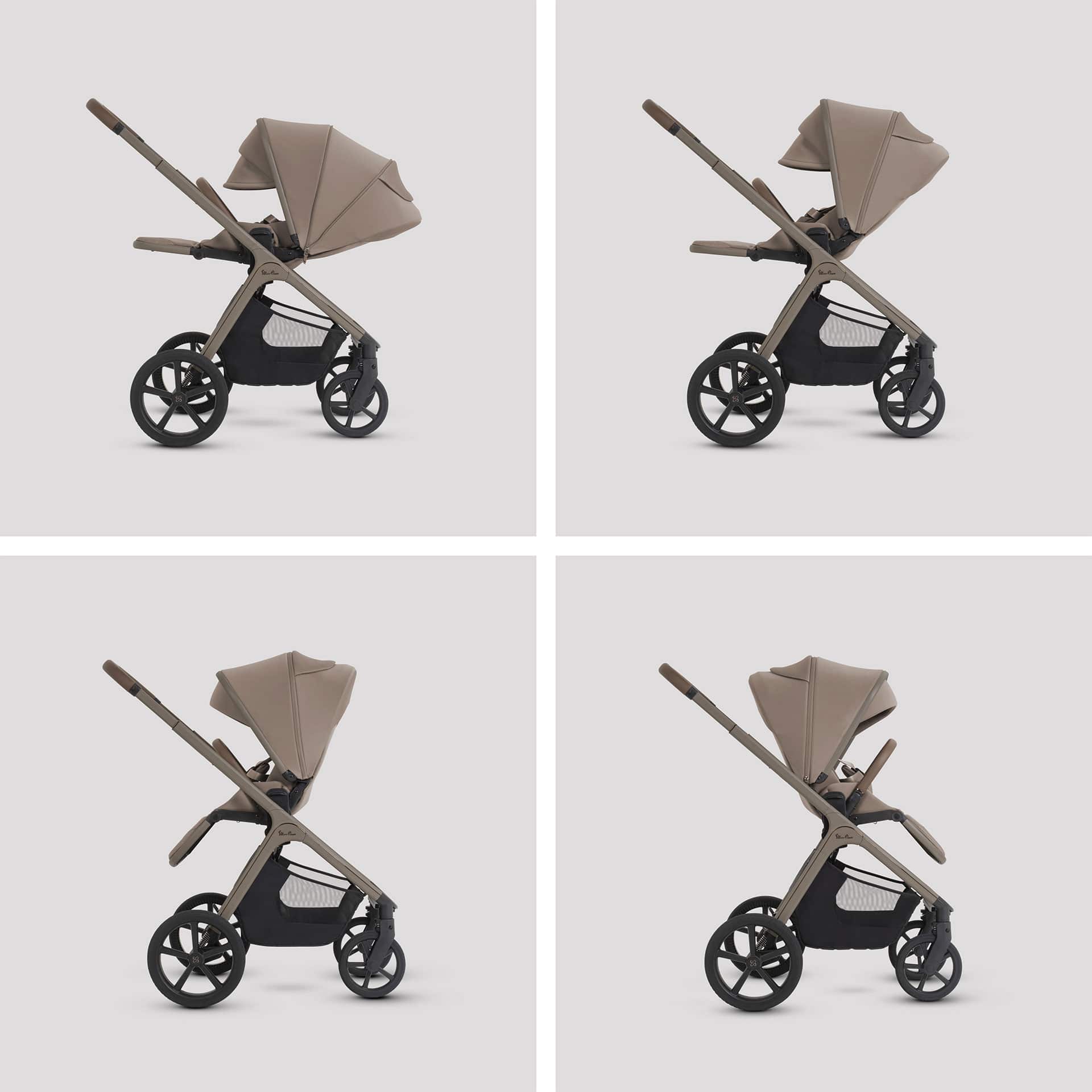 Silver Cross travel systems Silver Cross Cove Ultimate 360 Infant Carrier Bundle - Champagne