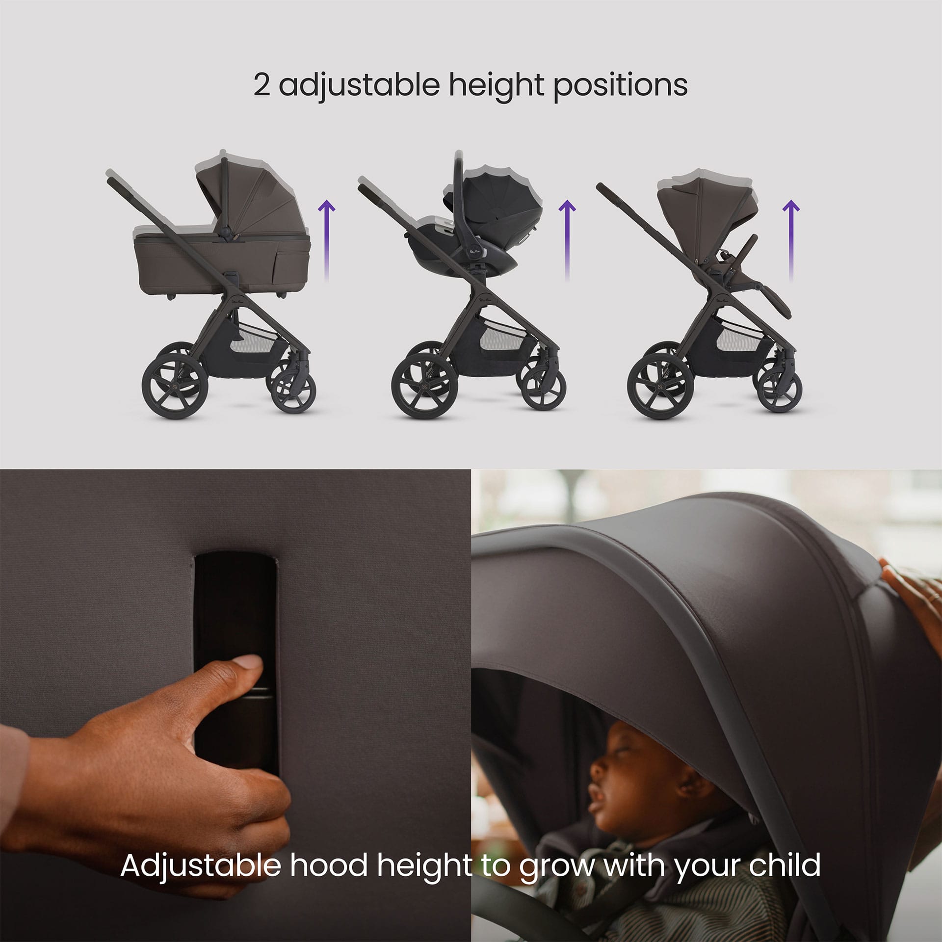 Silver Cross travel systems Silver Cross Cove Ultimate 360 Infant Carrier Bundle - Chocolate