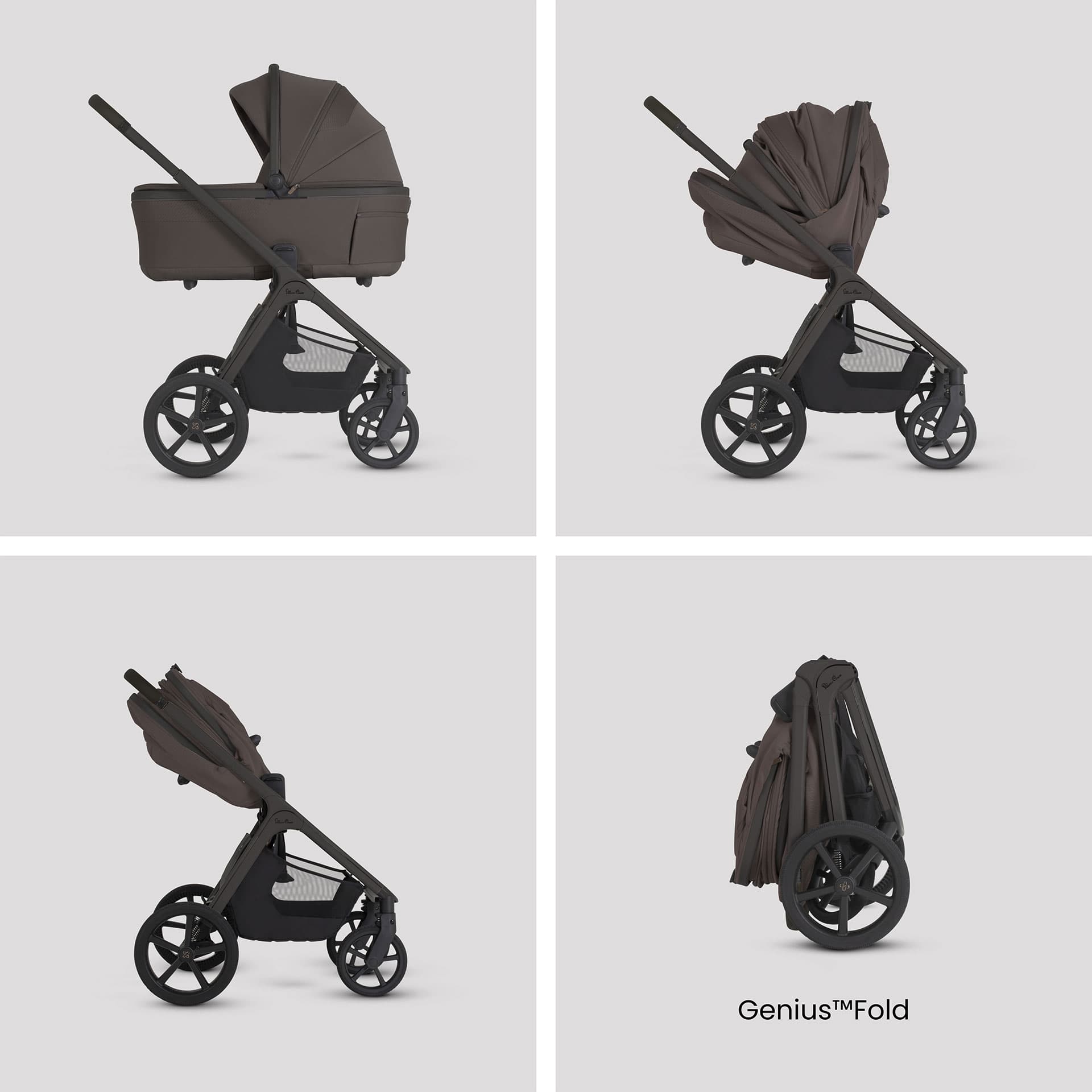 Silver Cross travel systems Silver Cross Cove Ultimate 360 Infant Carrier Bundle - Chocolate