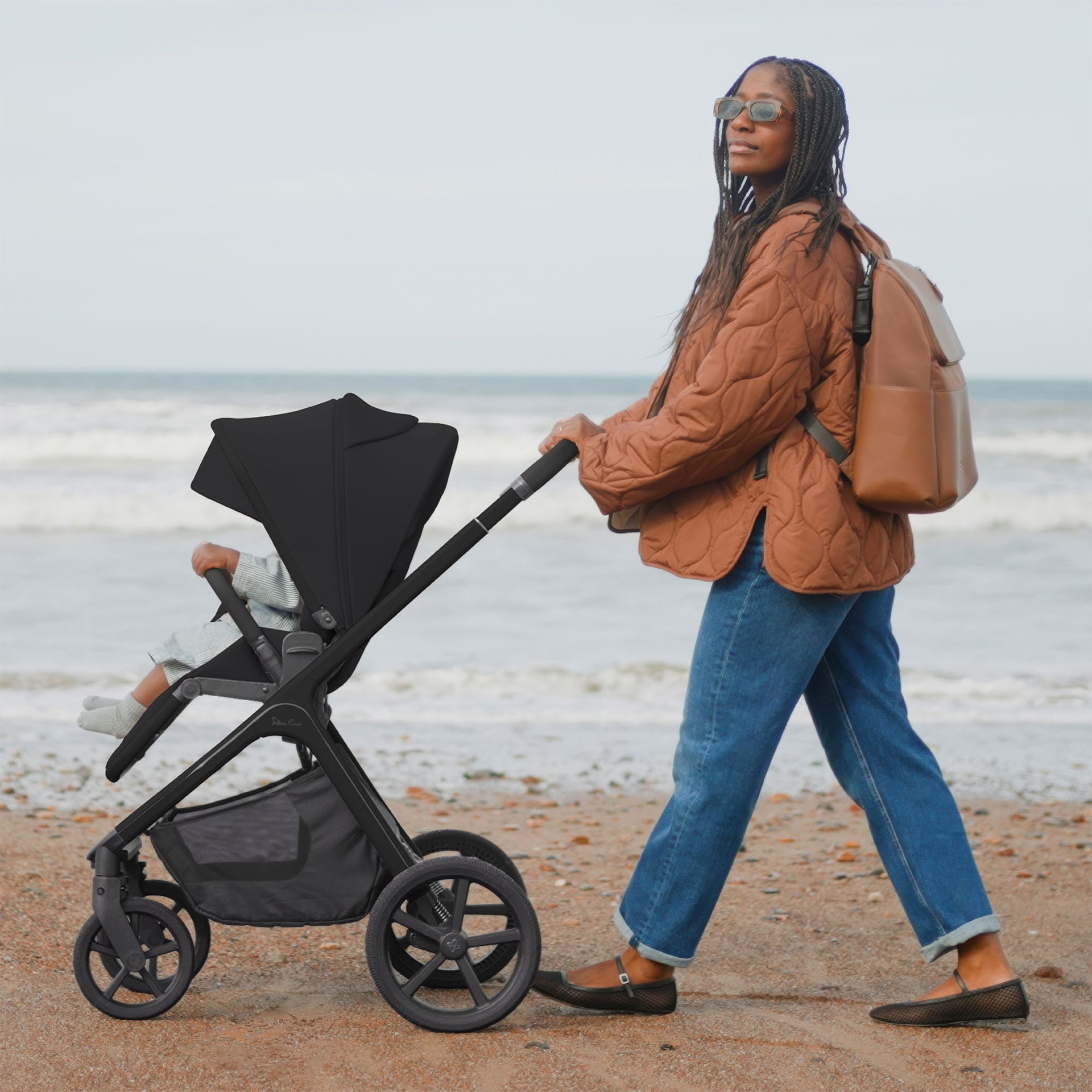 Silver Cross travel systems Silver Cross Cove Ultimate 360 Infant Carrier Bundle - Onyx