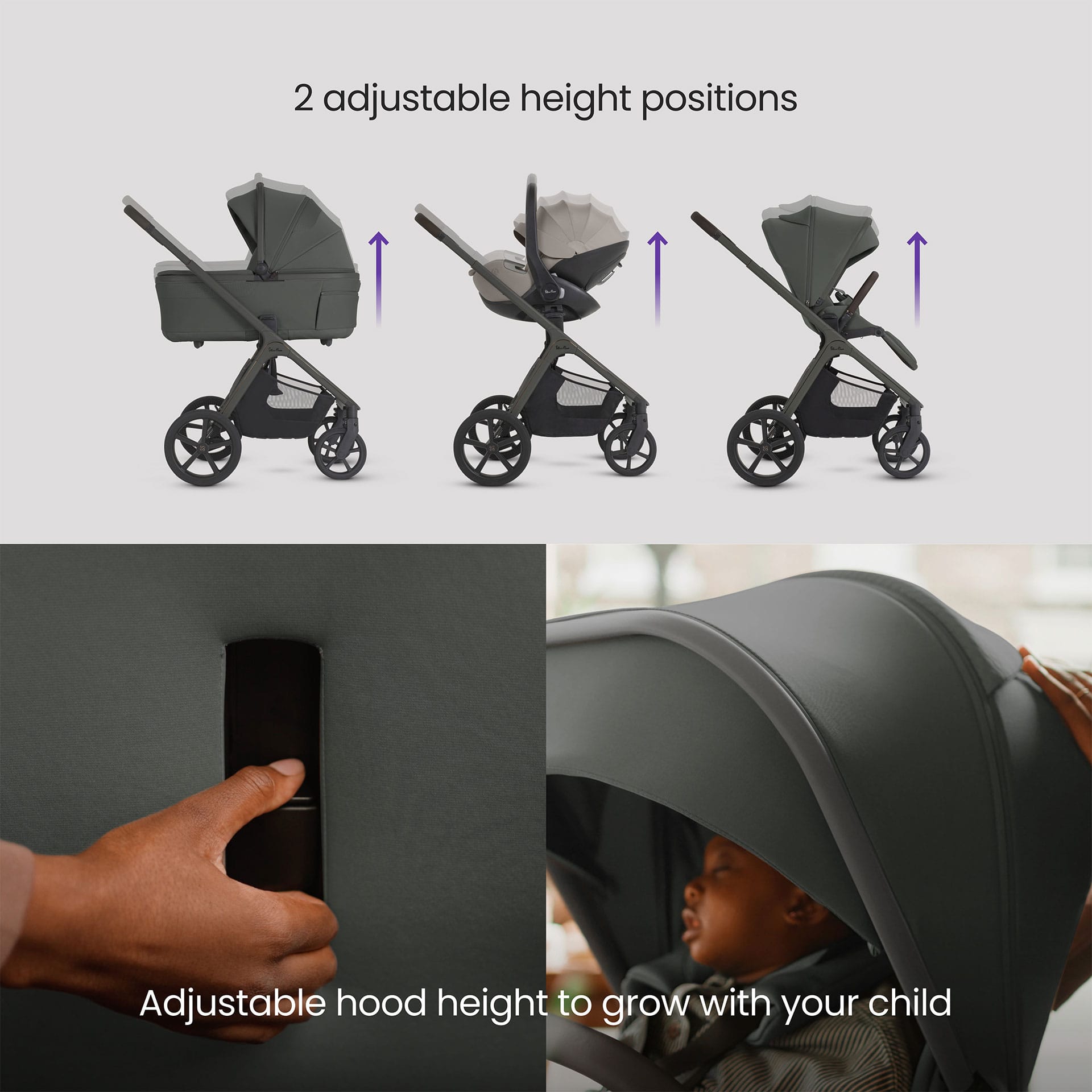 Silver Cross travel systems Silver Cross Cove Ultimate 360 Infant Carrier Bundle - Pewter