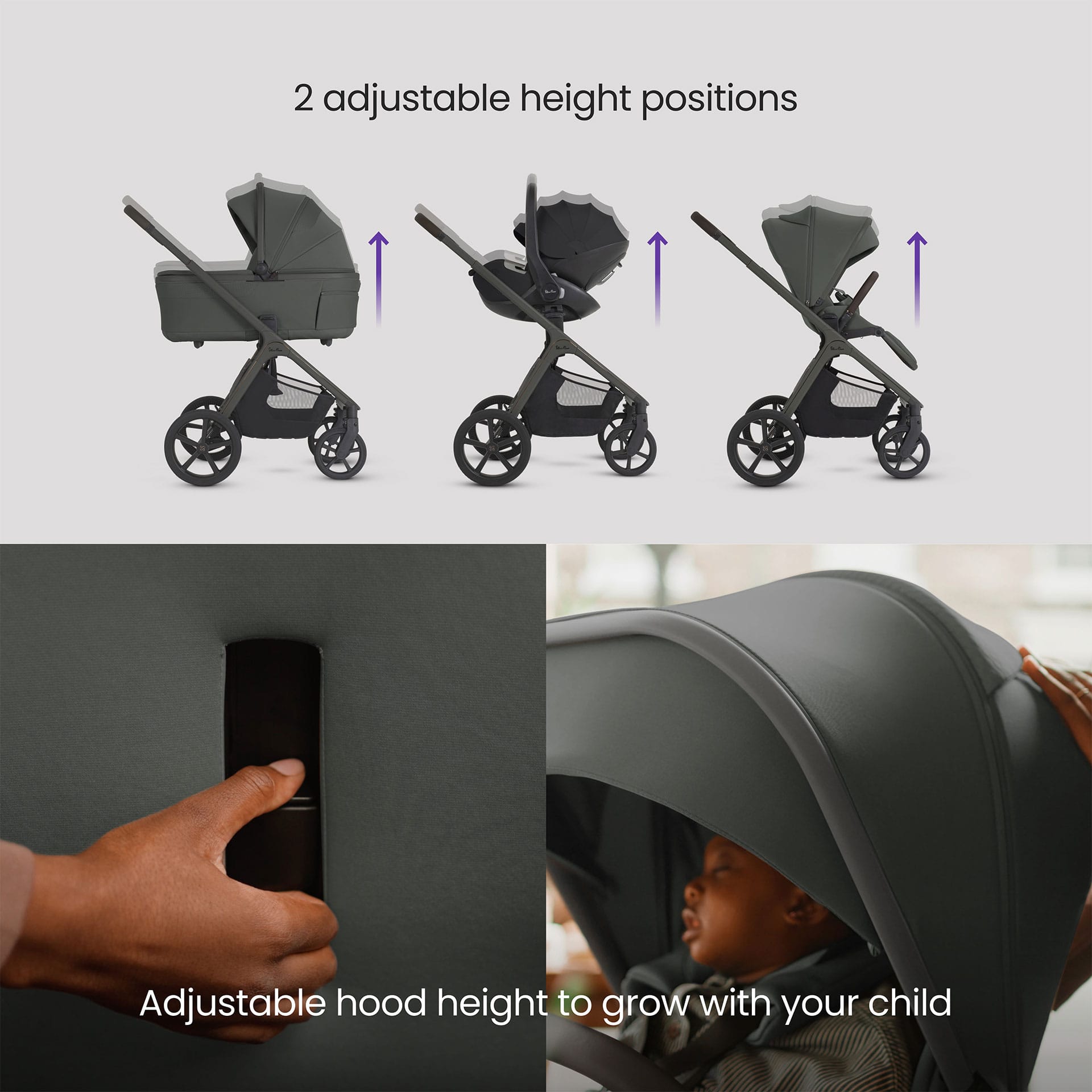 Silver Cross travel systems Silver Cross Cove Ultimate 360 Infant Carrier Bundle - Pewter
