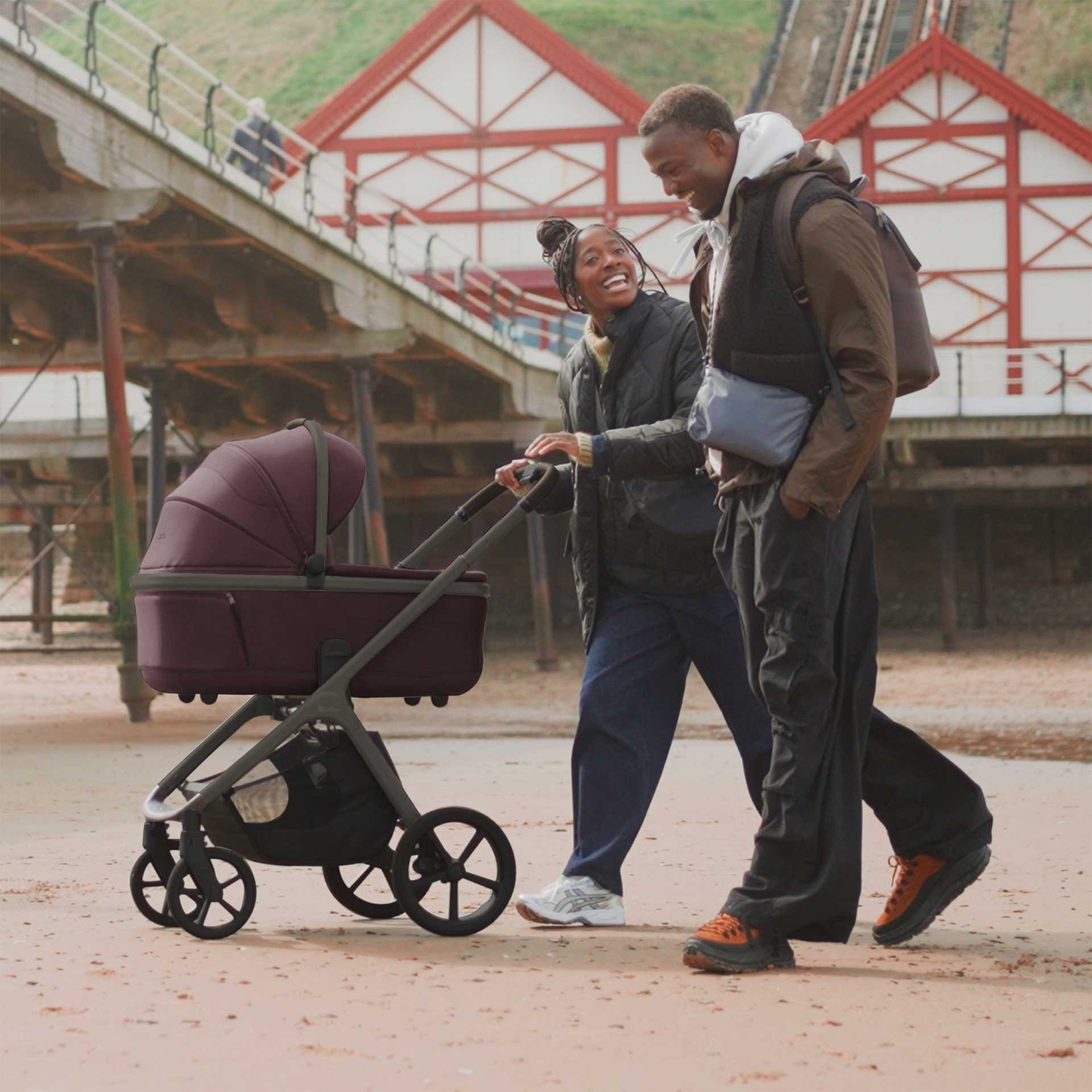 Silver Cross travel systems Silver Cross Cove Ultimate Cybex Travel System - Damson