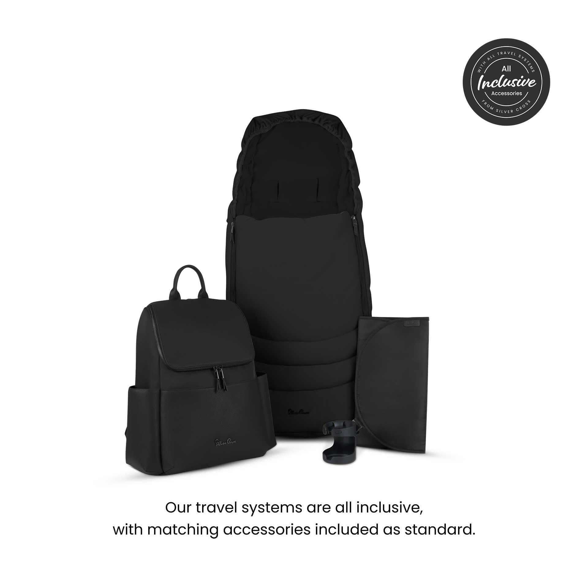 Silver Cross travel systems Silver Cross Cove Ultimate Cybex Travel System - Onyx