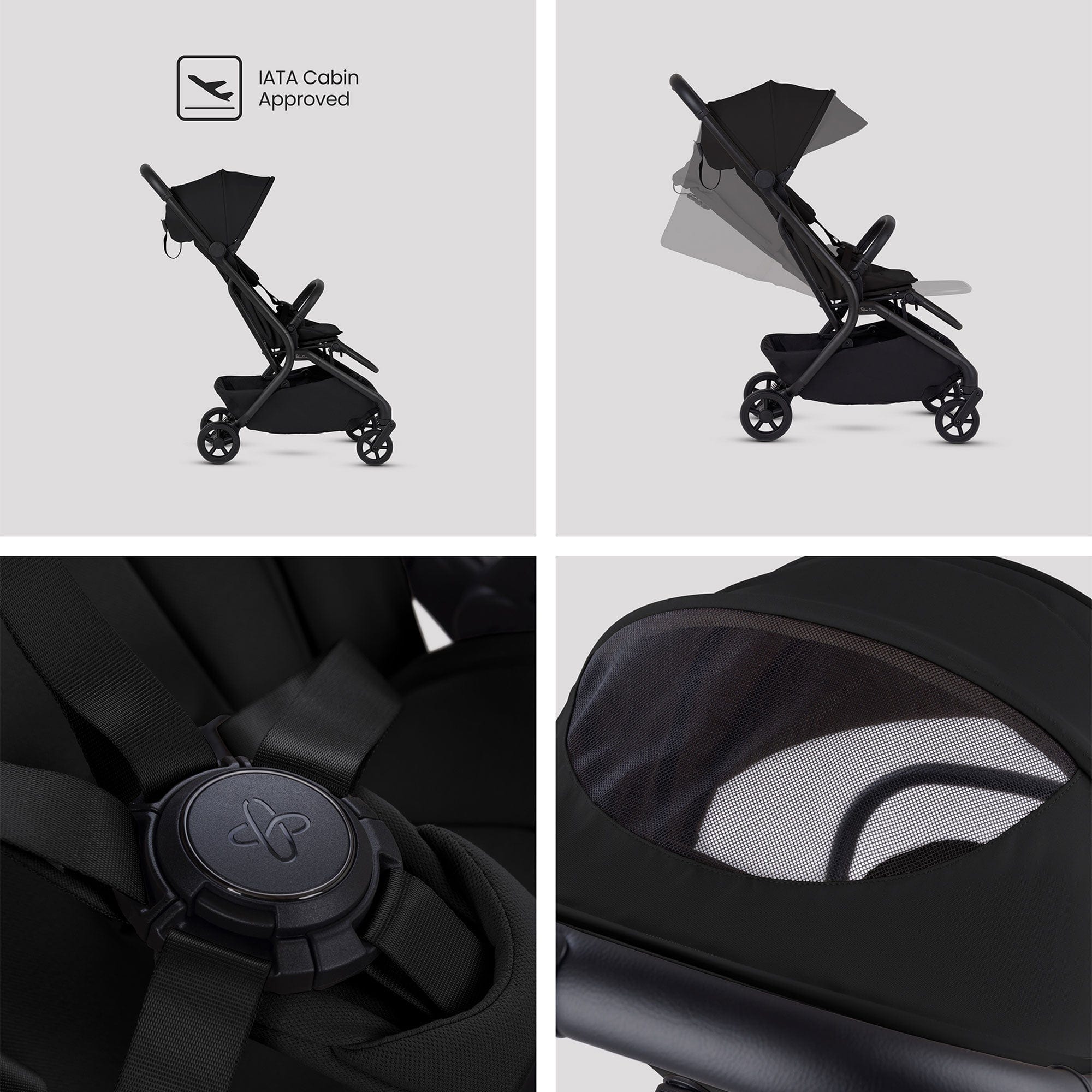 Silver Cross travel systems Silver Cross Nia Travel System - Onyx