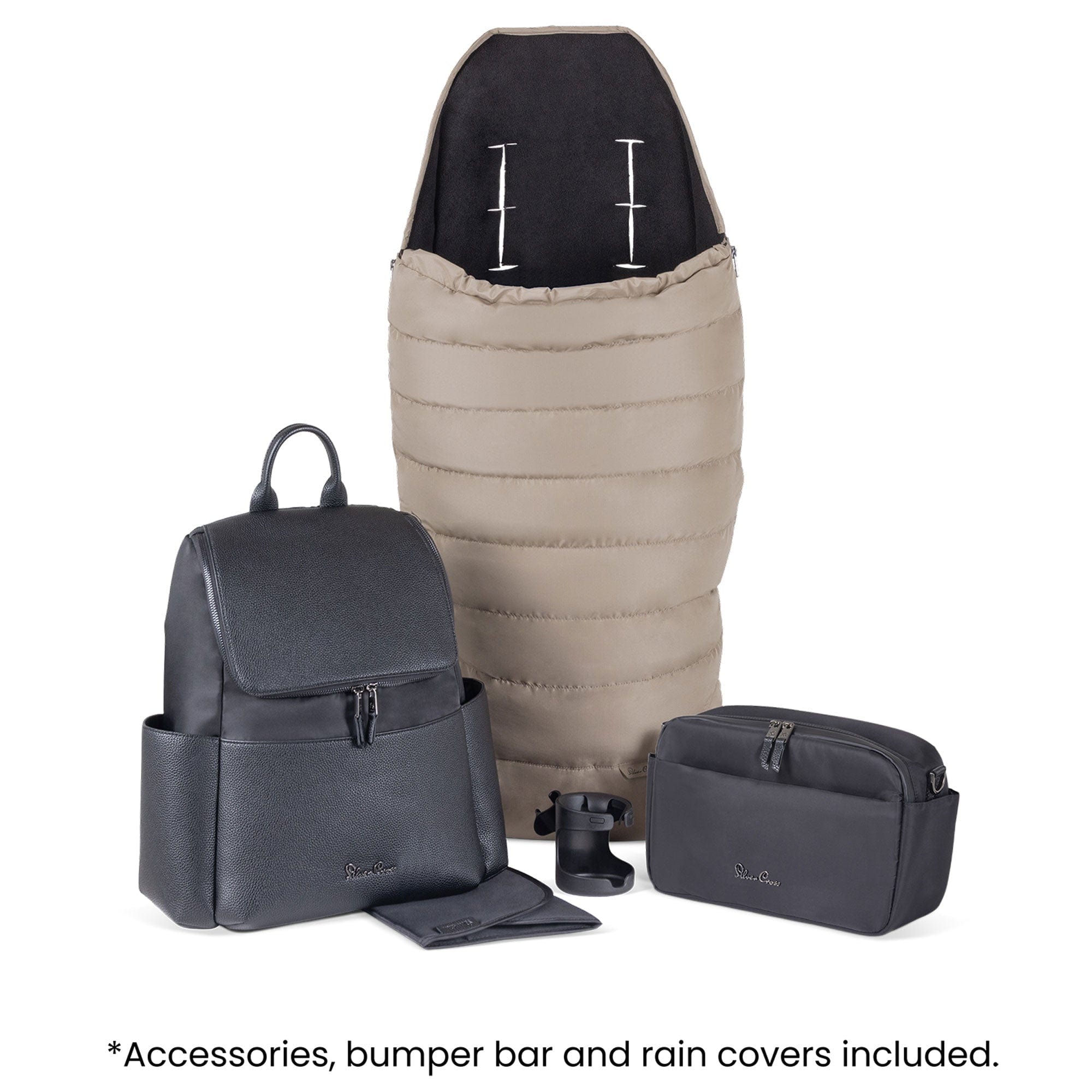 Silver Cross travel systems Silver Cross Nia Travel System with Accessories - Champagne