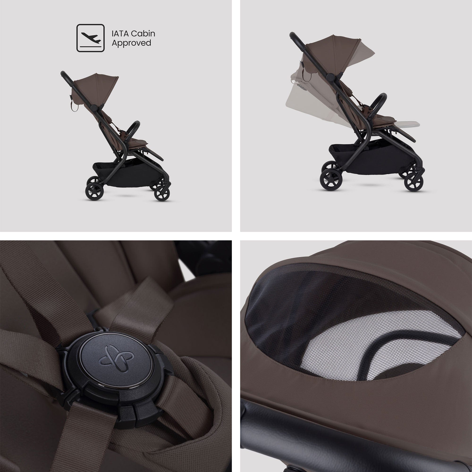 Silver Cross travel systems Silver Cross Nia Travel System with Accessories - Chocolate