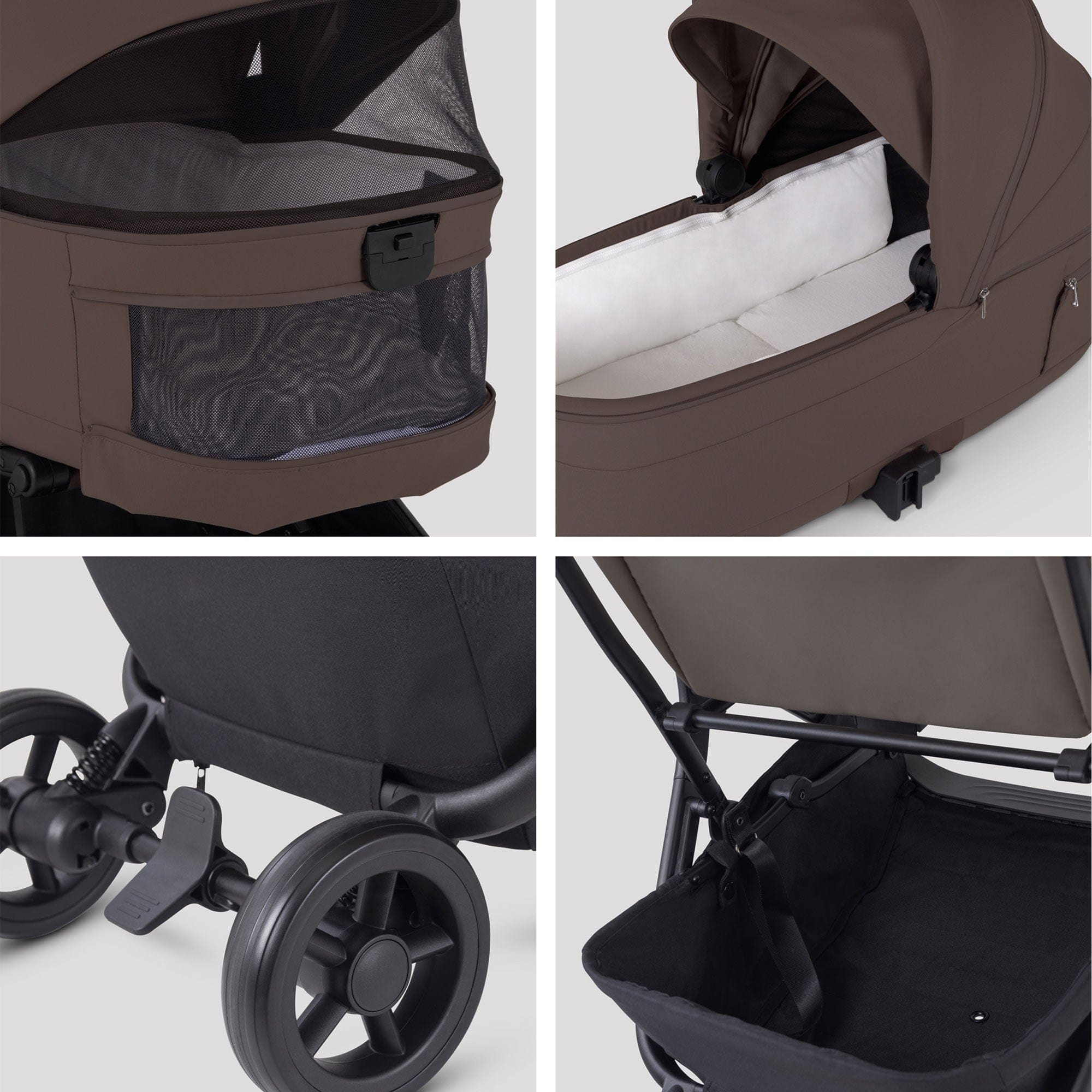 Silver Cross travel systems Silver Cross Nia Travel System with Accessories - Chocolate
