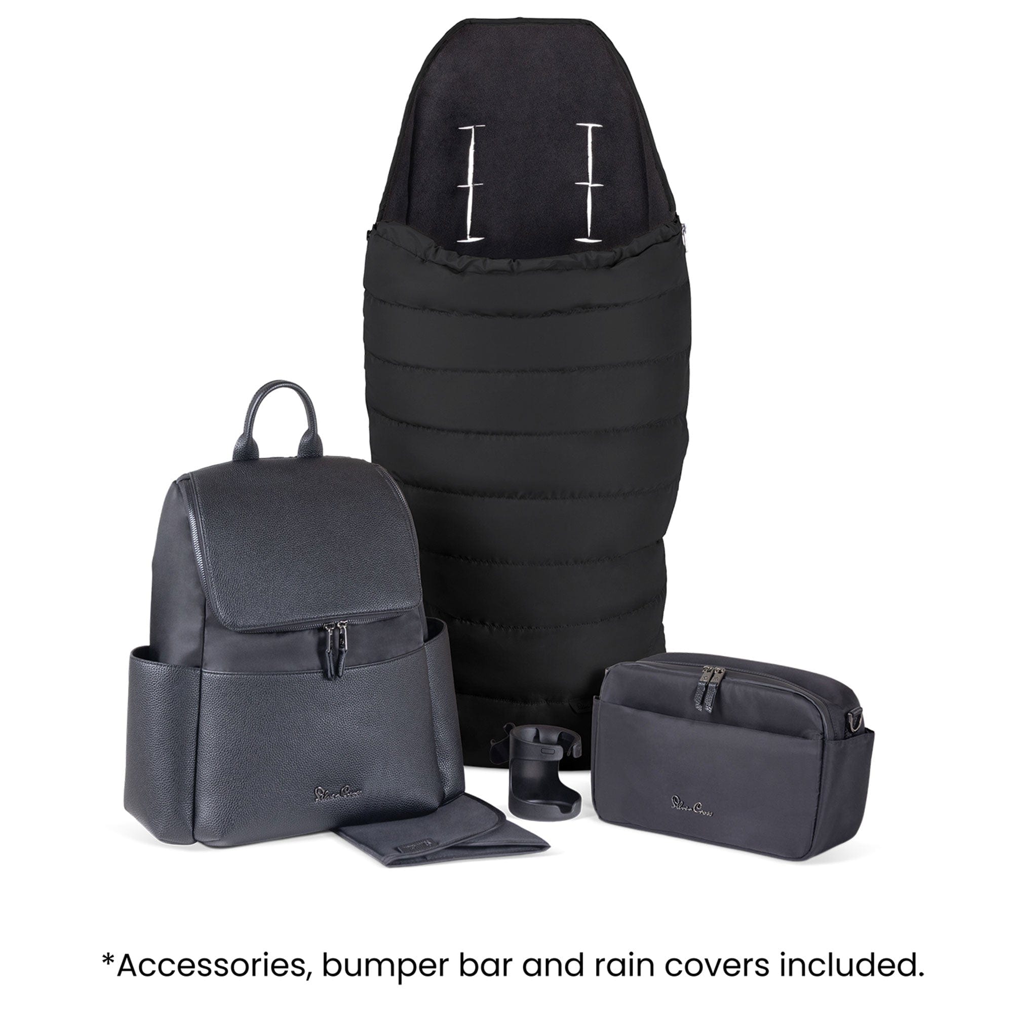 Silver Cross travel systems Silver Cross Nia Travel System with Accessories - Onyx