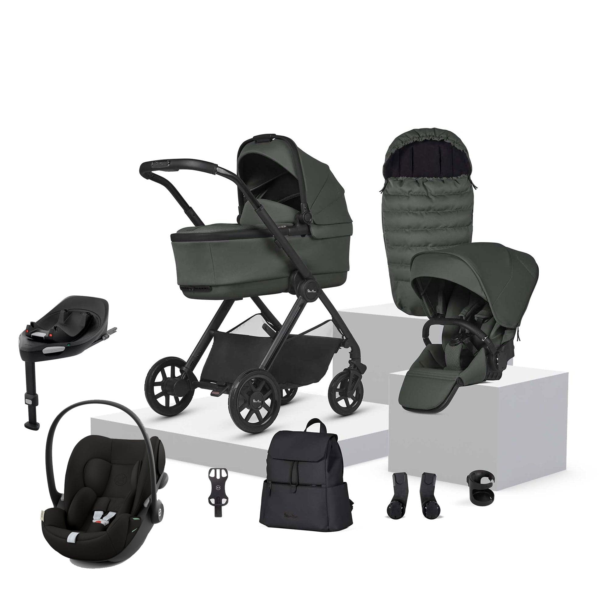 Silver Cross travel systems Silver Cross Reef 2 Cybex Travel System- Pewter 20304-PEW-1