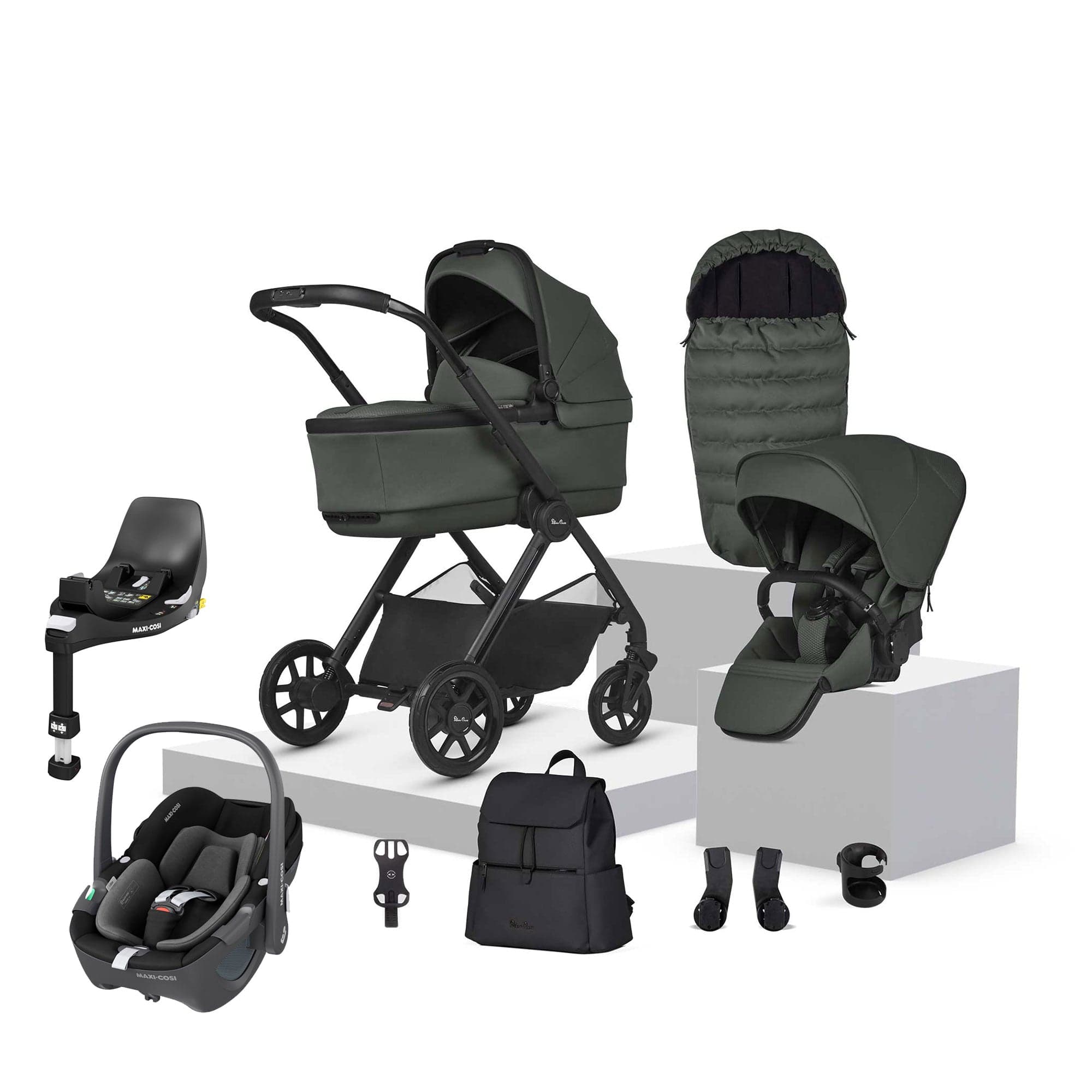 Silver Cross travel systems Silver Cross Reef 2 Maxi-Cosi Travel System- Petwer 20304-PEW-3