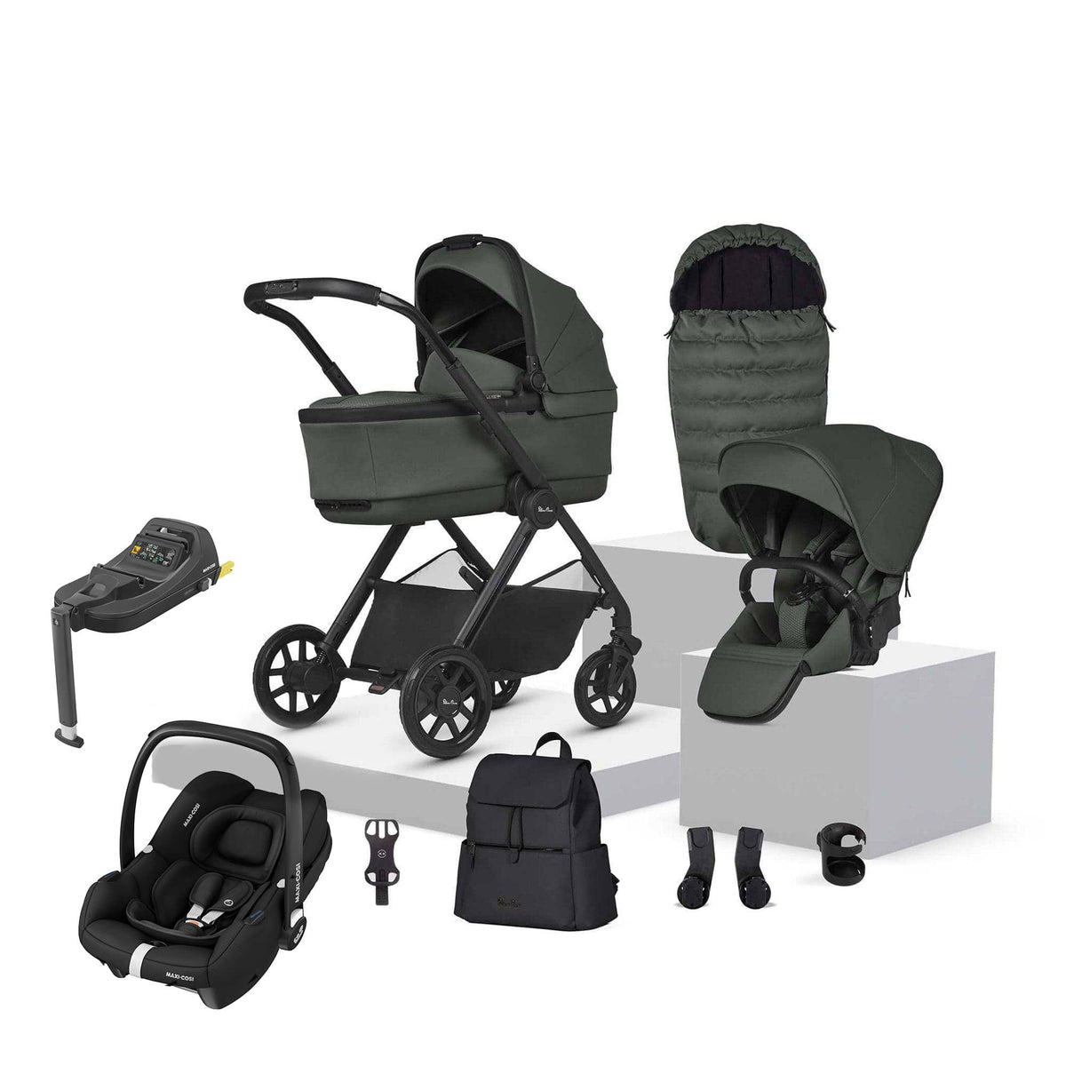 Silver Cross travel systems Silver Cross Reef 2 Maxi-Cosi Travel System- Petwer 20304-PEW-3